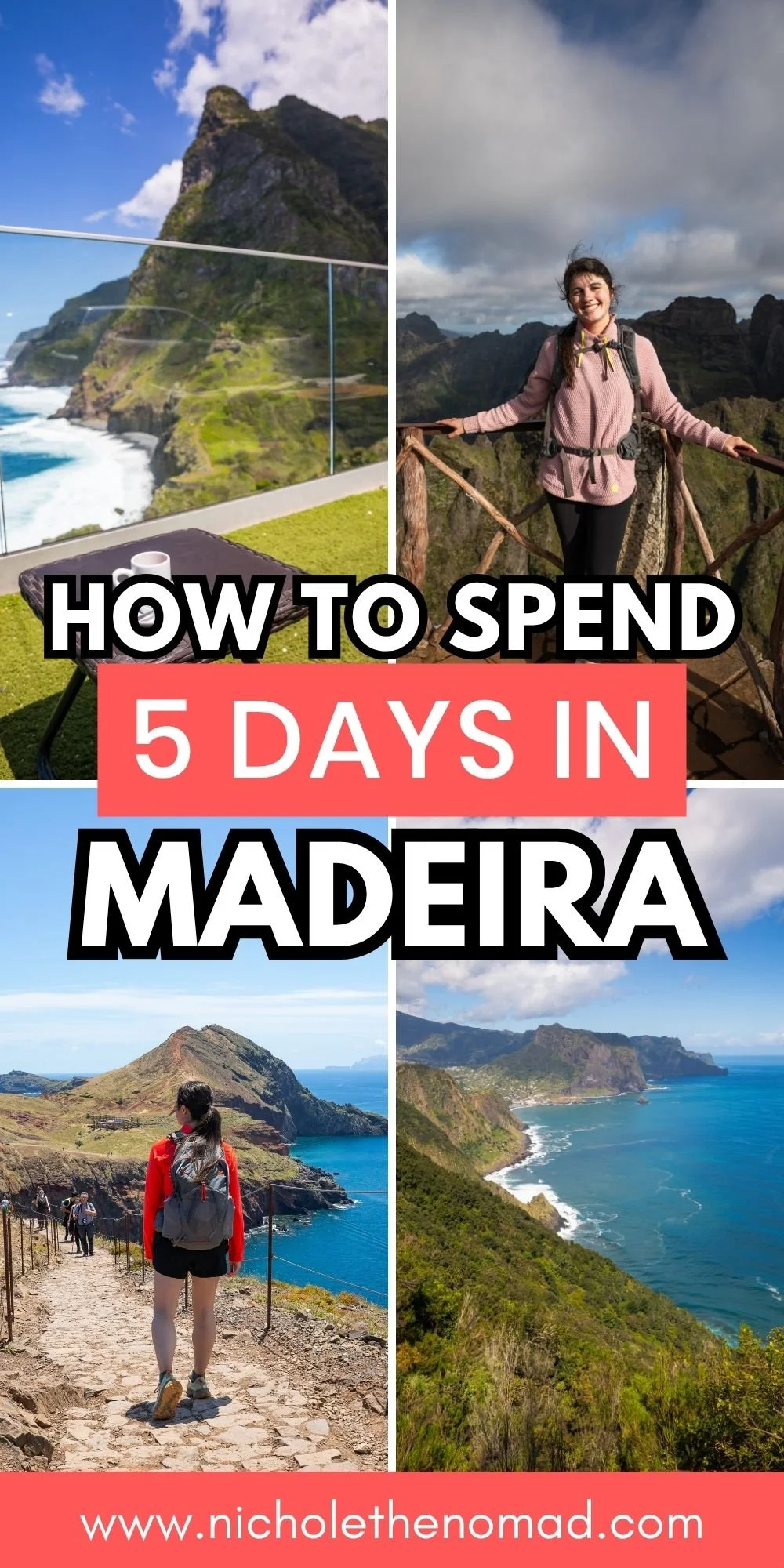 pinterest pin for 5 days in madeira itinerary