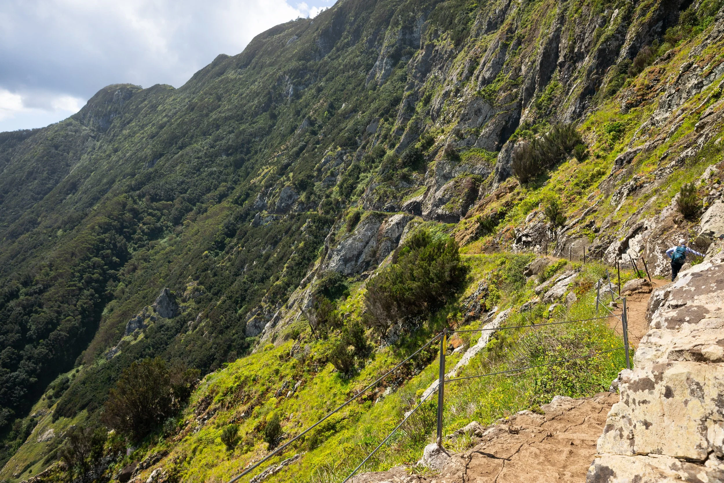 the cliff walk on Vereda do Larano