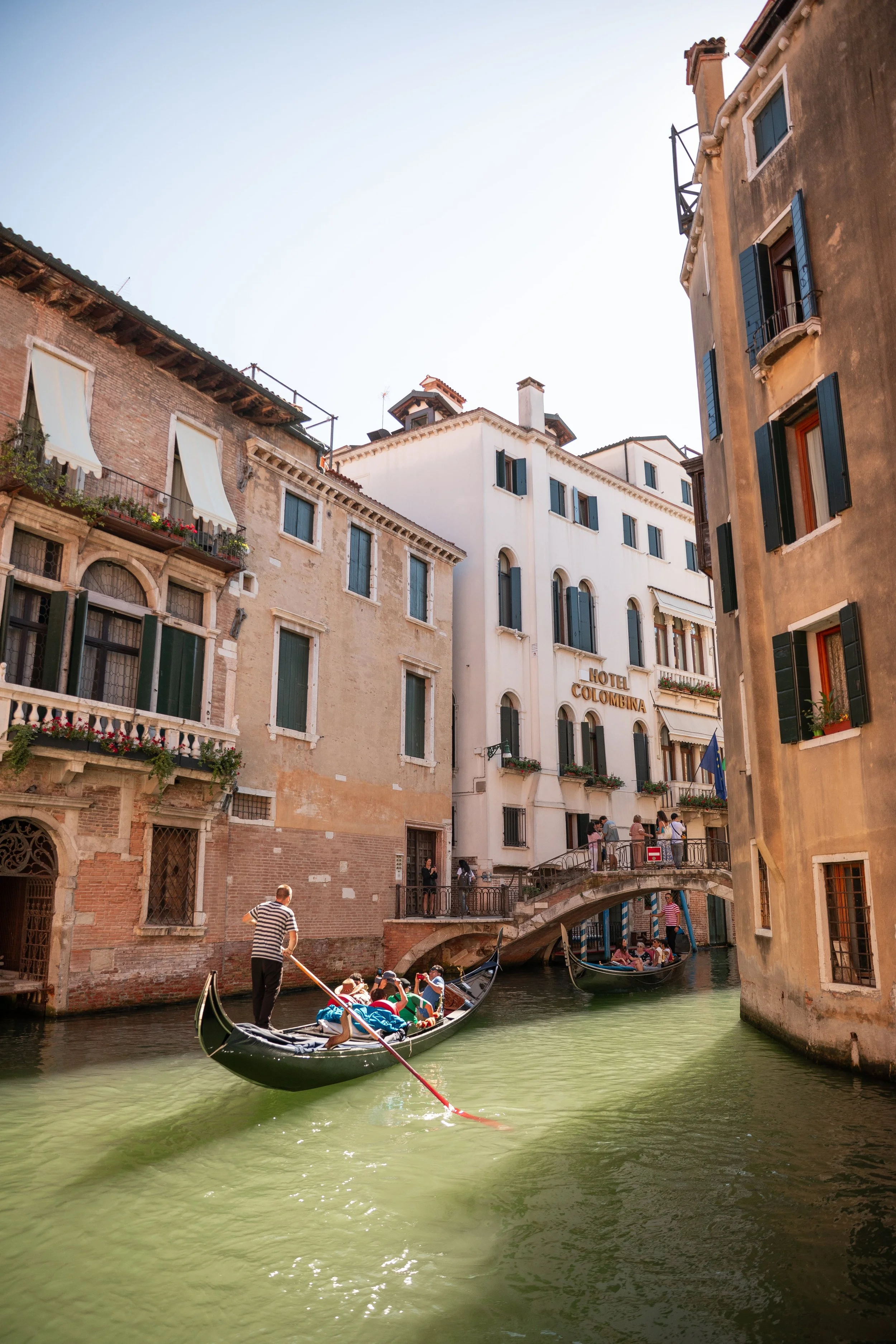venice gondola ride in northern italy
