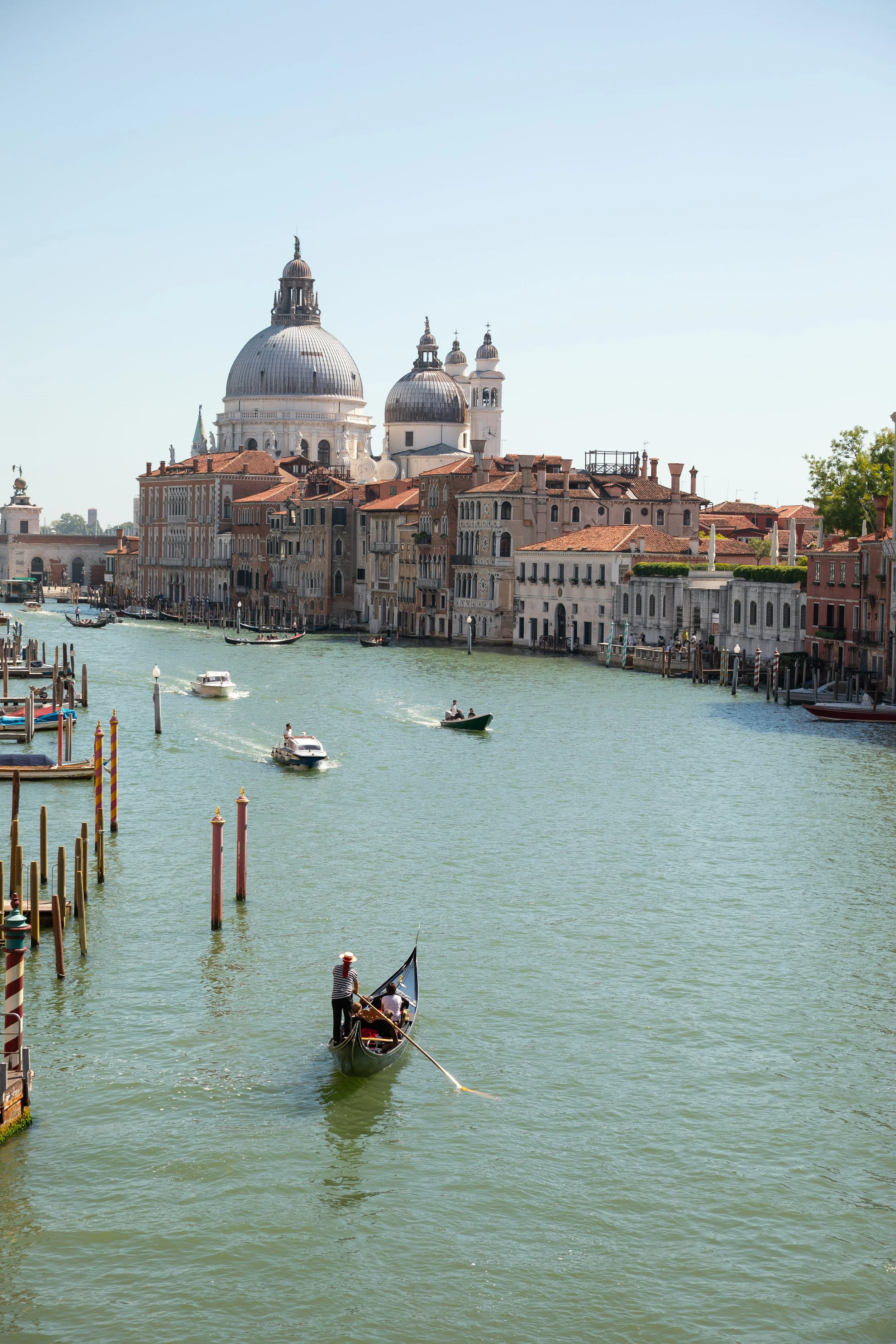 gondola in the grand canal in Venice