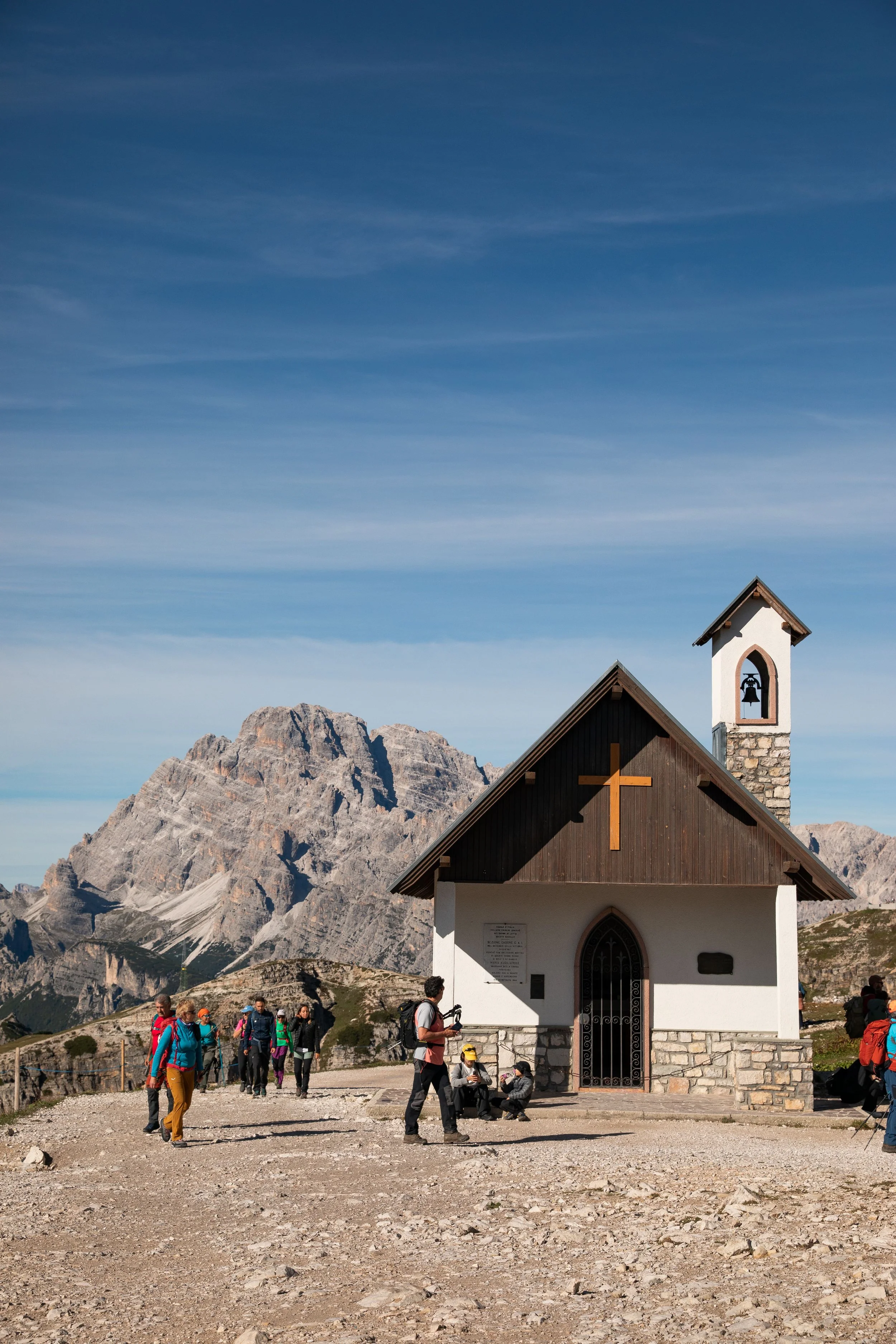 views near Tre Cime di Lavaredo in northern italy