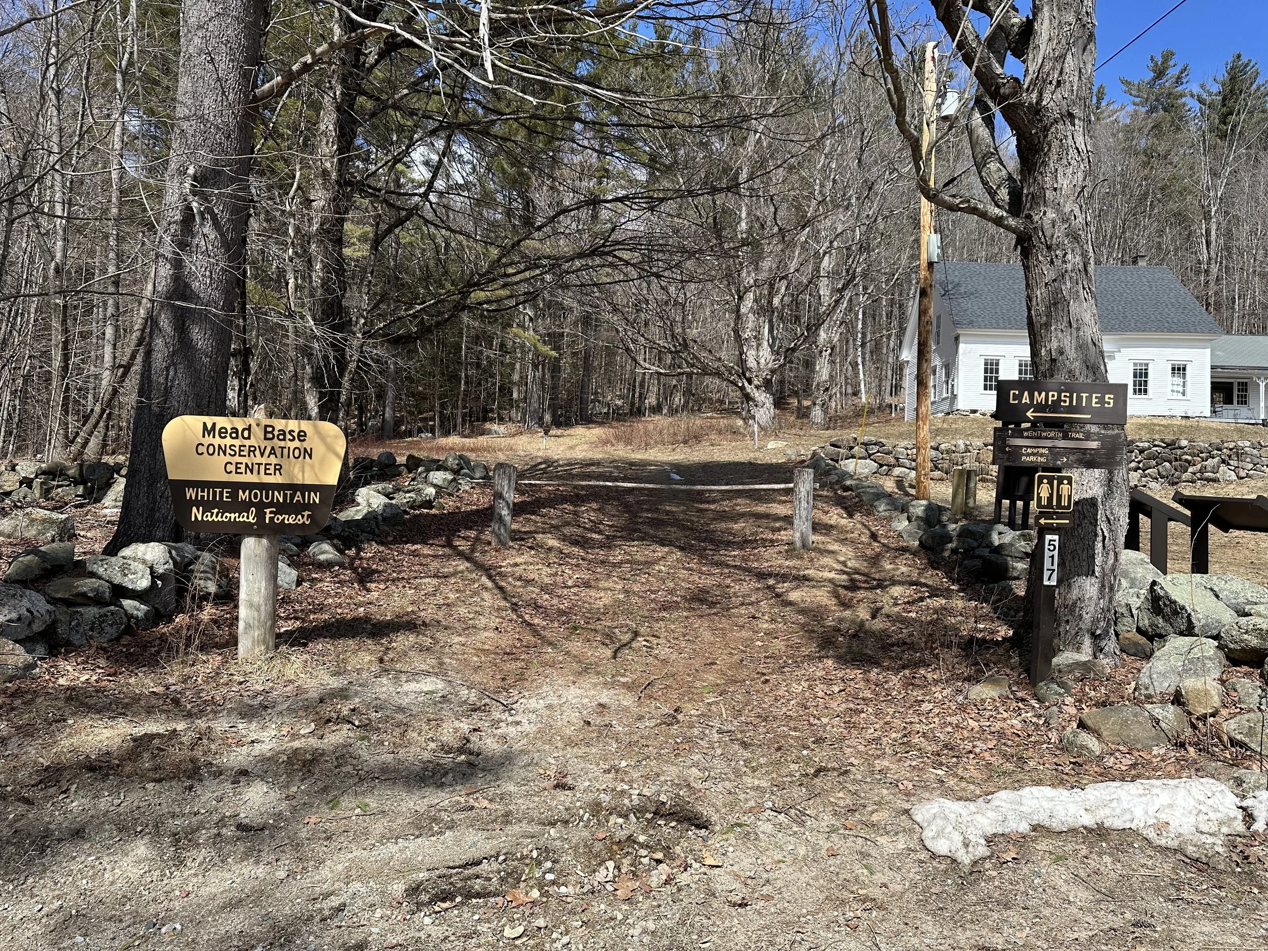 Wentworth Trail trailhead to Mount Israel
