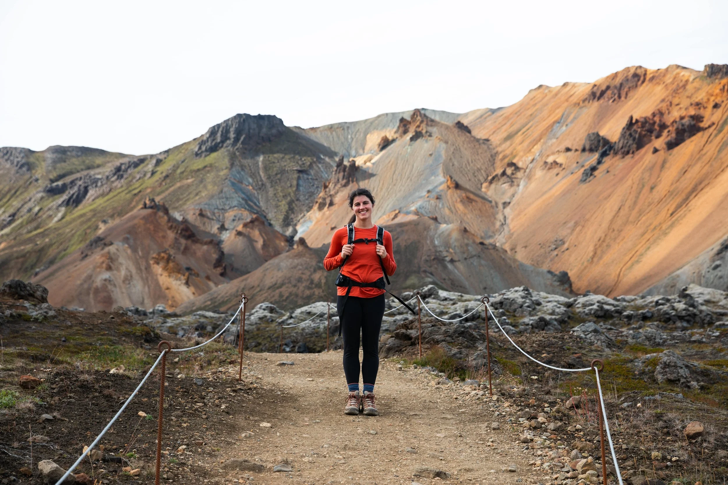 hiking in Landmannalaugar