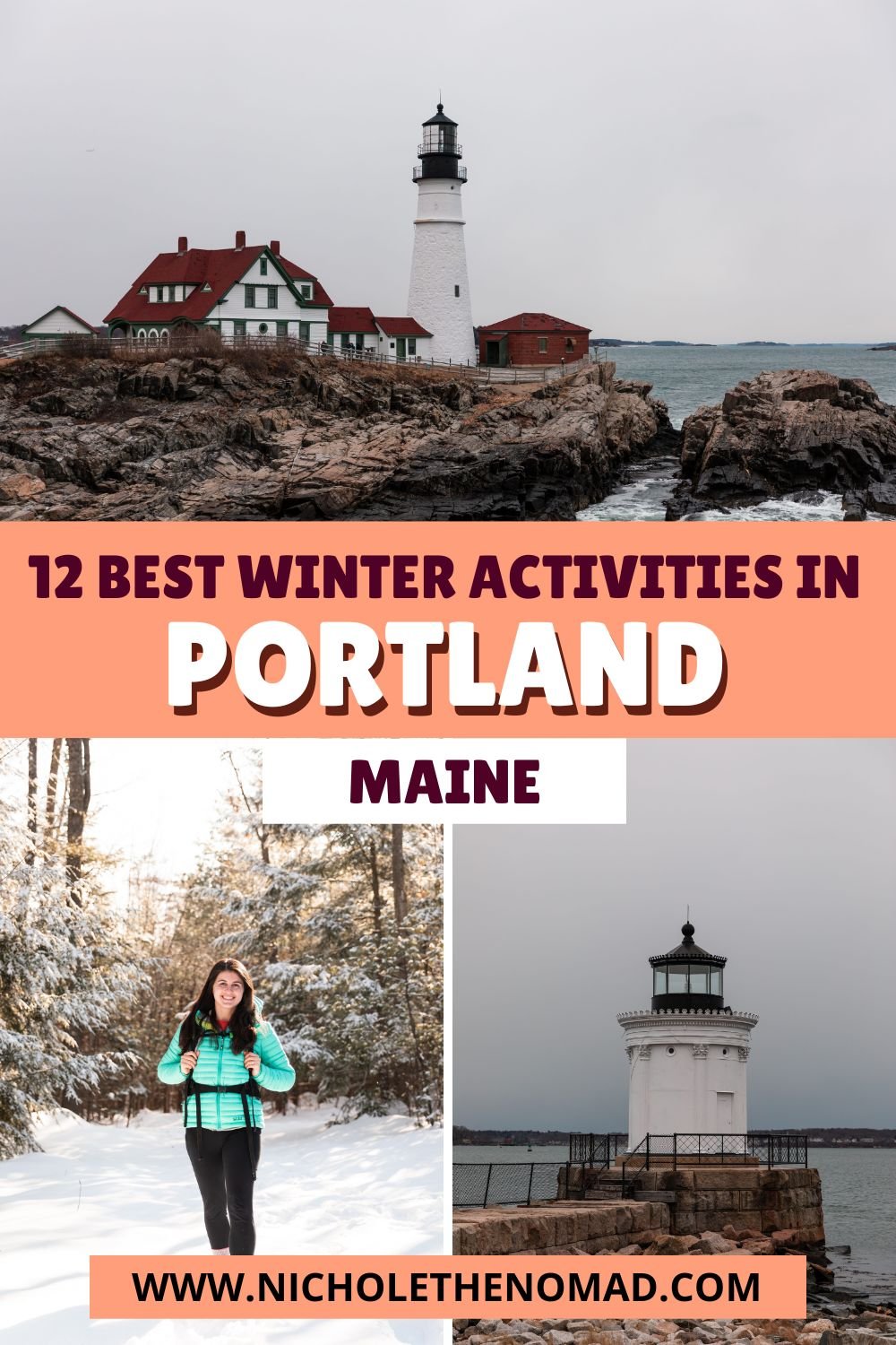 In Portland Maine Winter