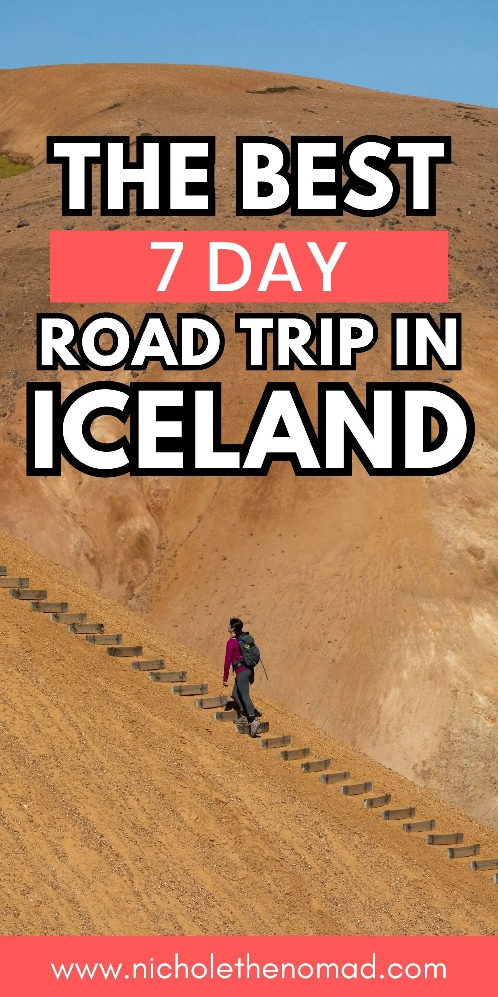 pinterst pin for the best iceland 7-day itinerary