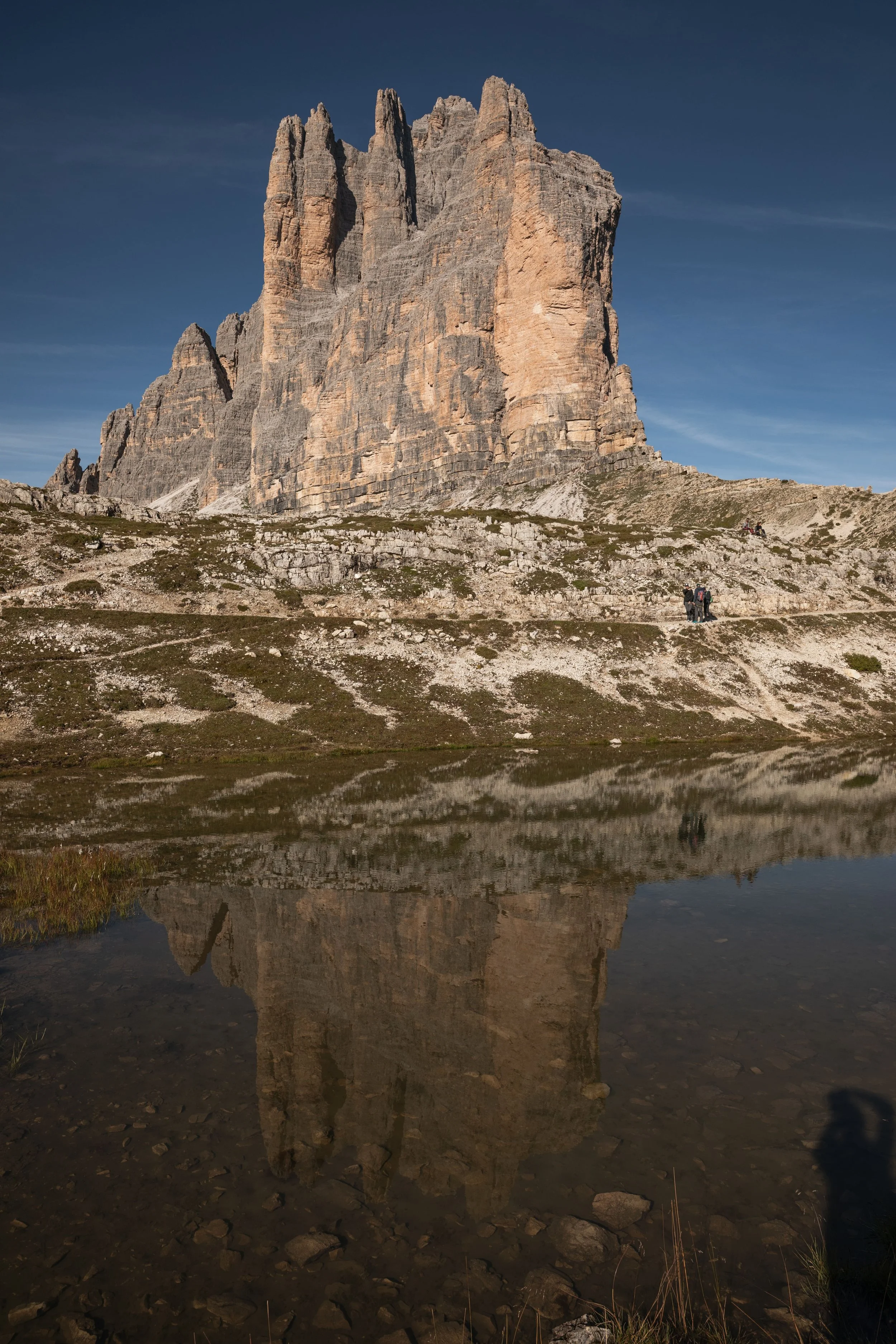viewpoint of tre cime di lavaredo