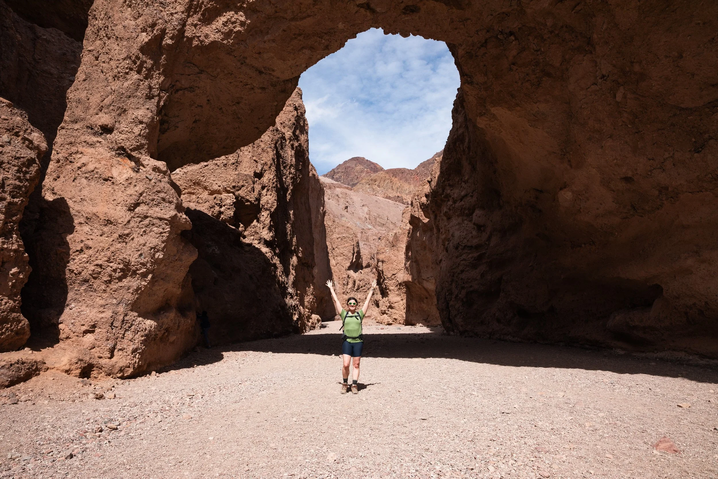 the natural bridge in death valley