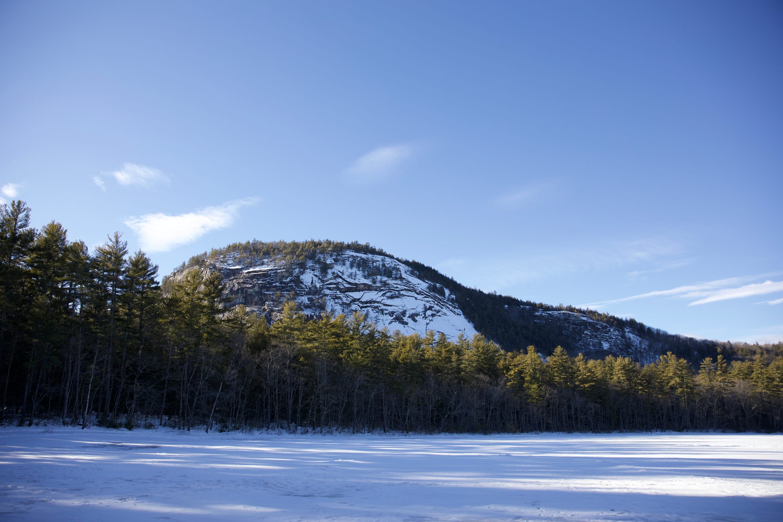 echo lake loop in the white mountains