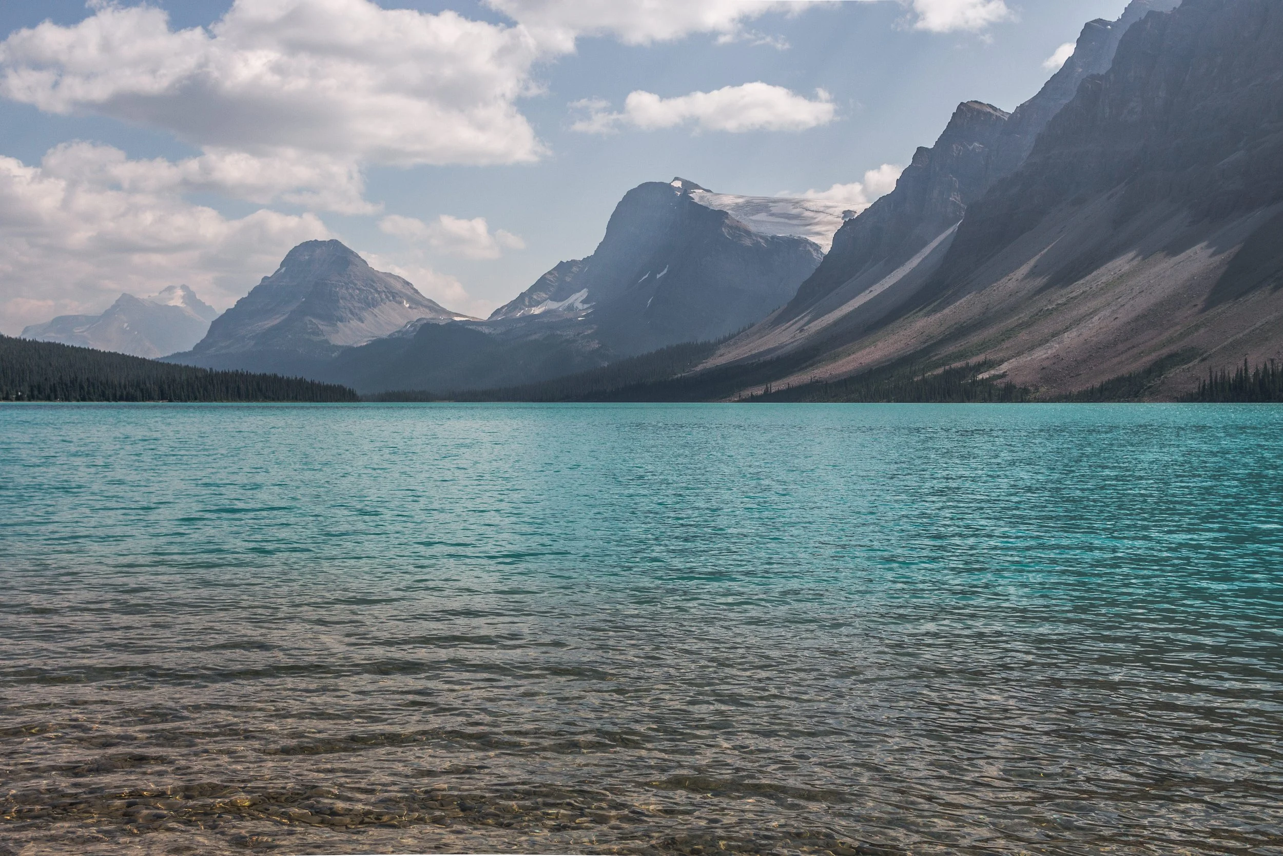 bow lake near banff