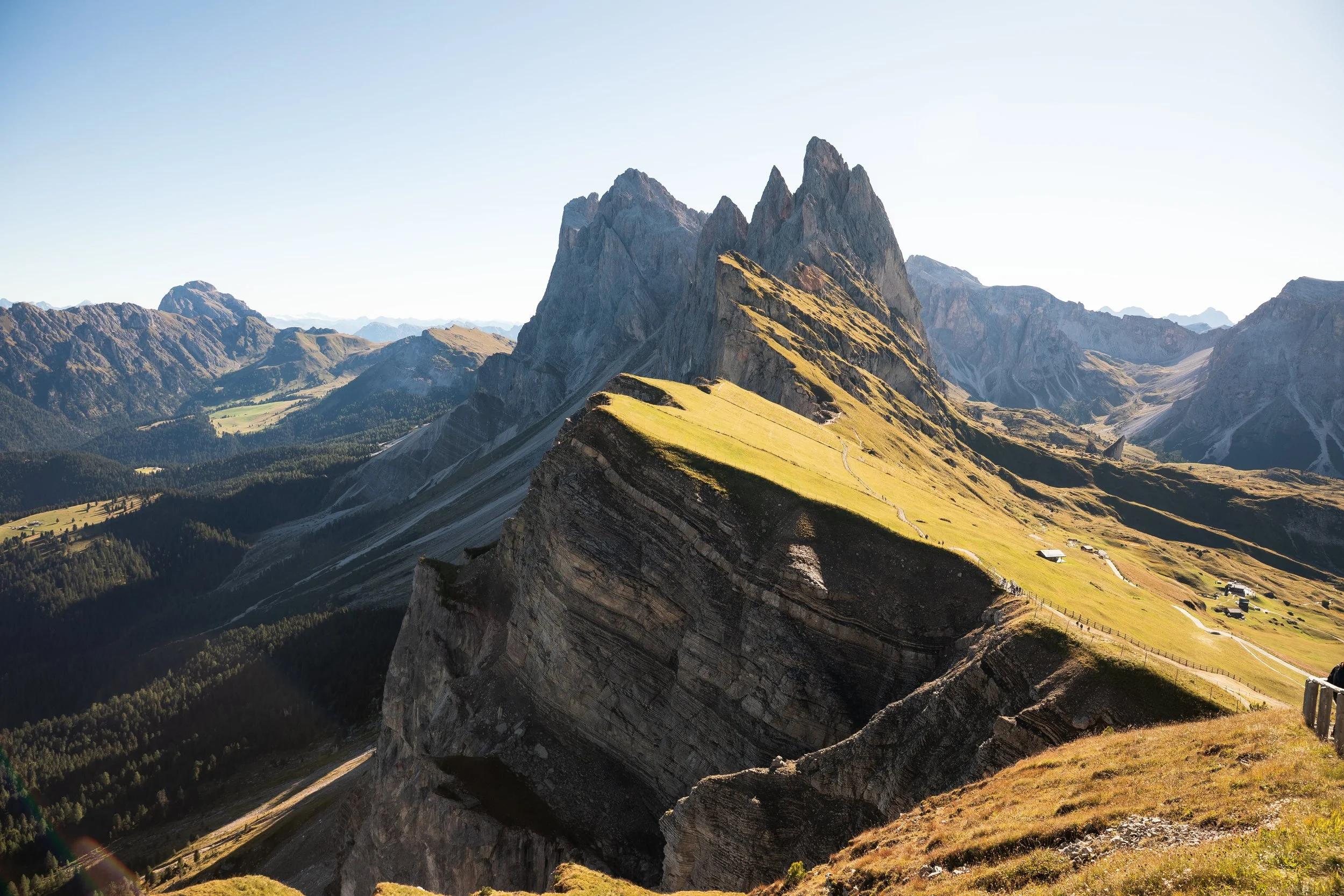 seceda in northern italy