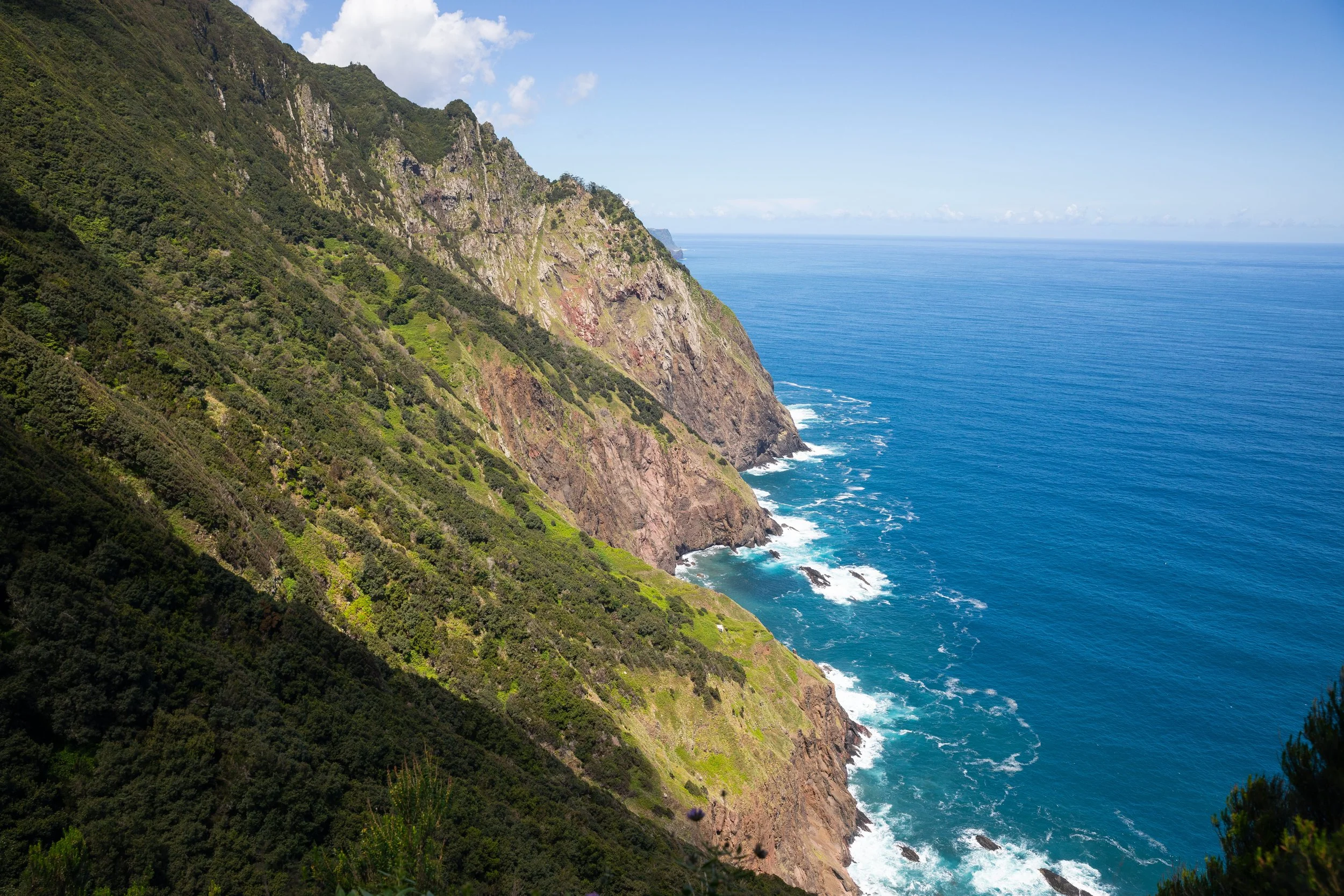 views near boca do risco on Vereda do Larano