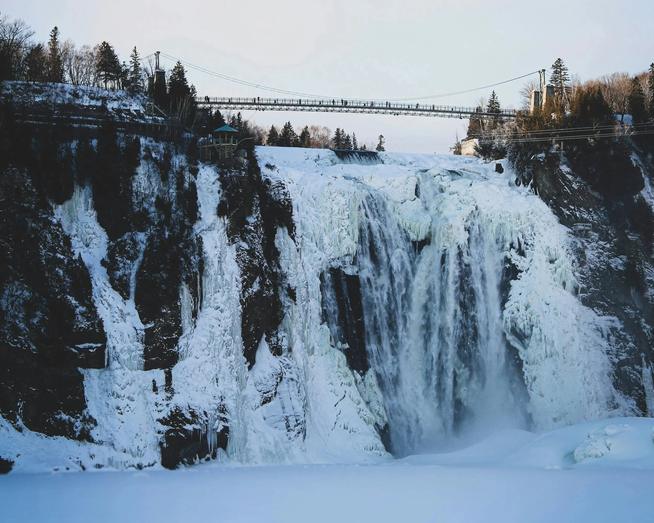 Montmorency Falls in Quebec City