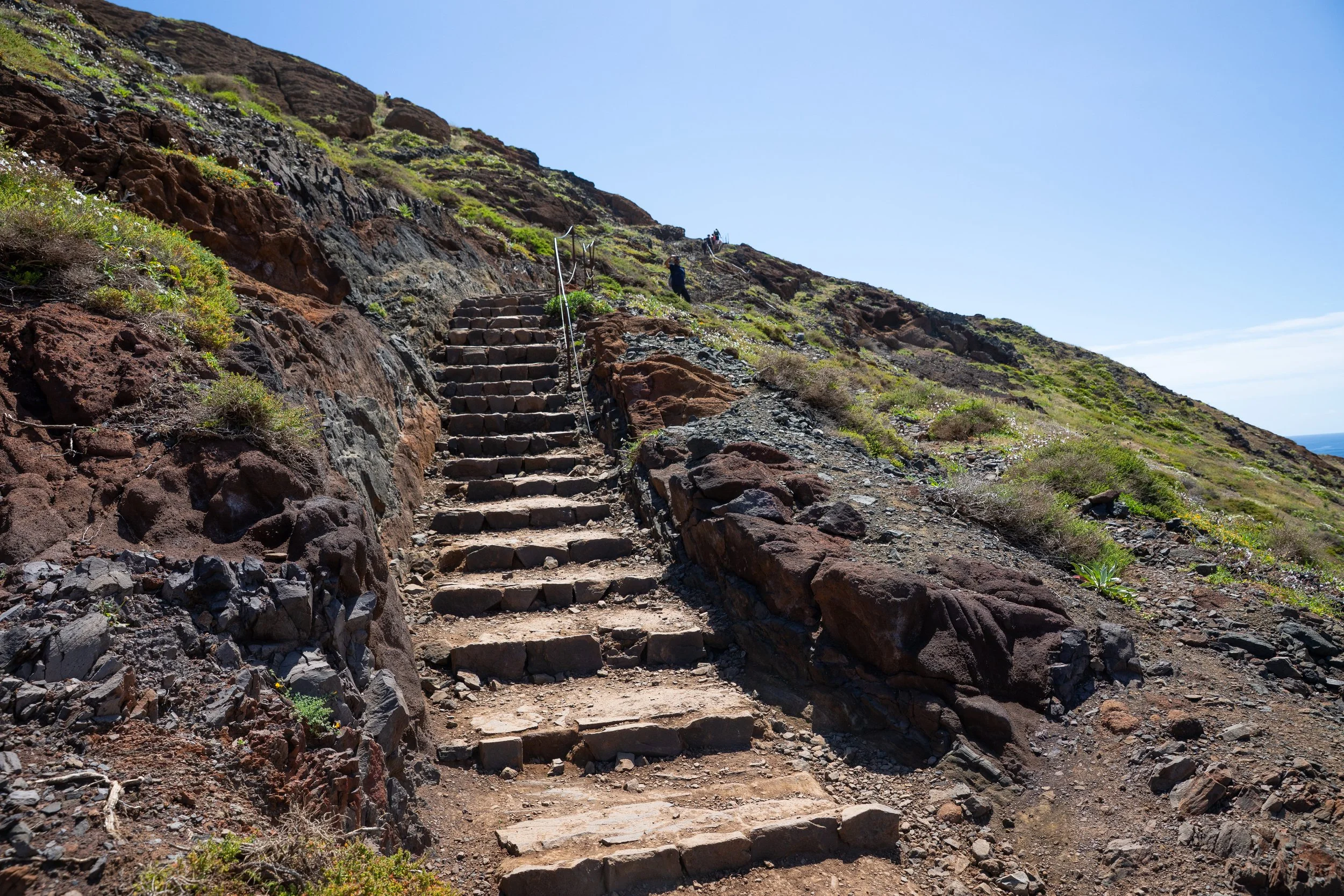 stairs along the PR8 trail