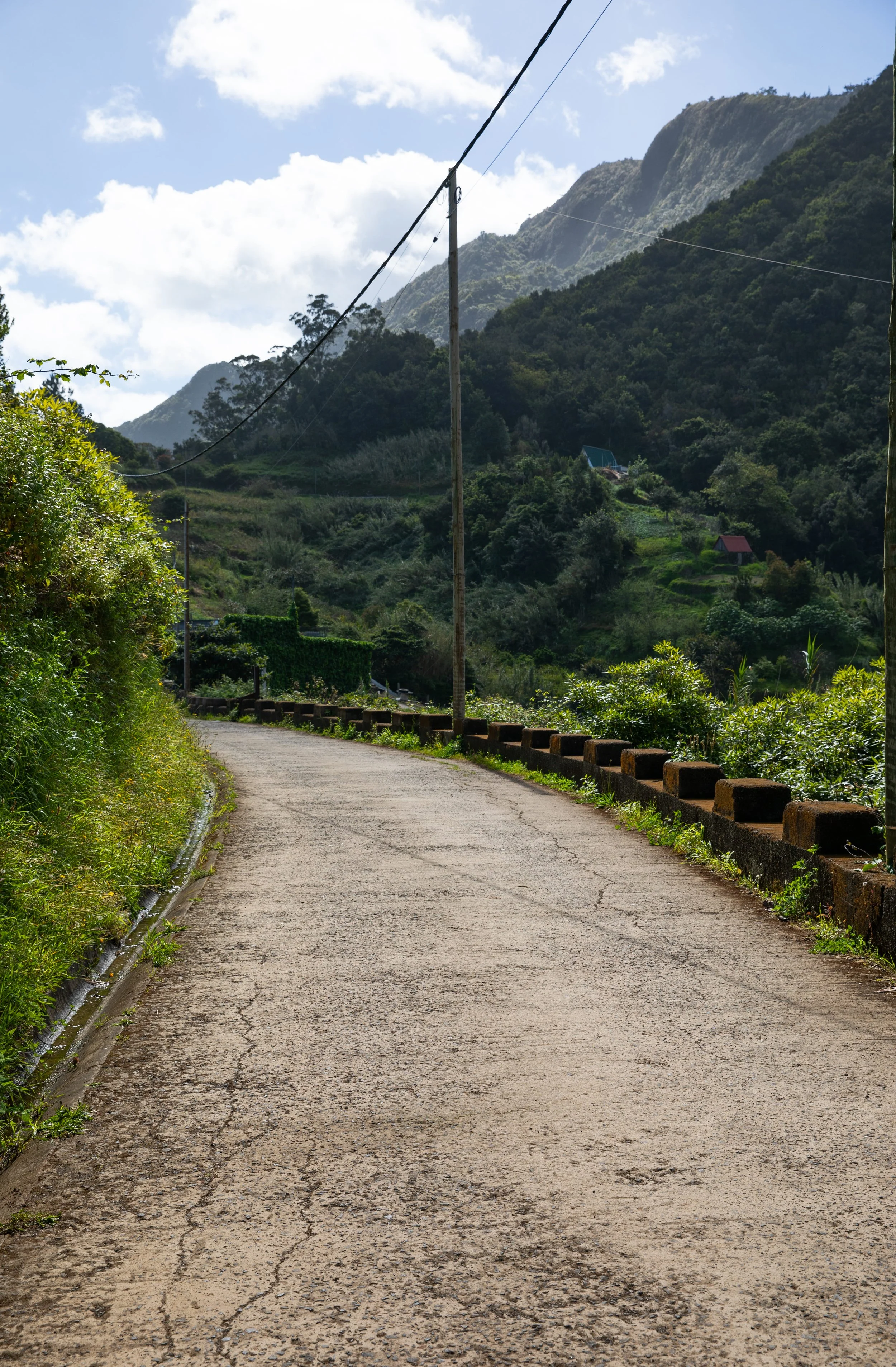 paved trail on Vereda do Larano