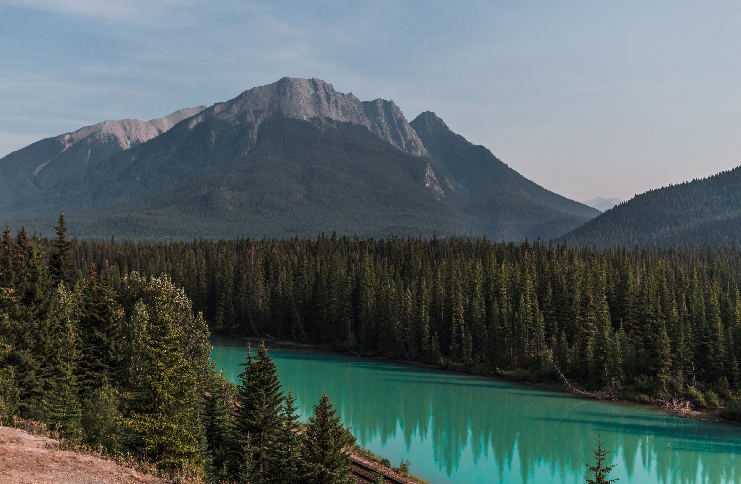 morant’s curve along bow valley parkway