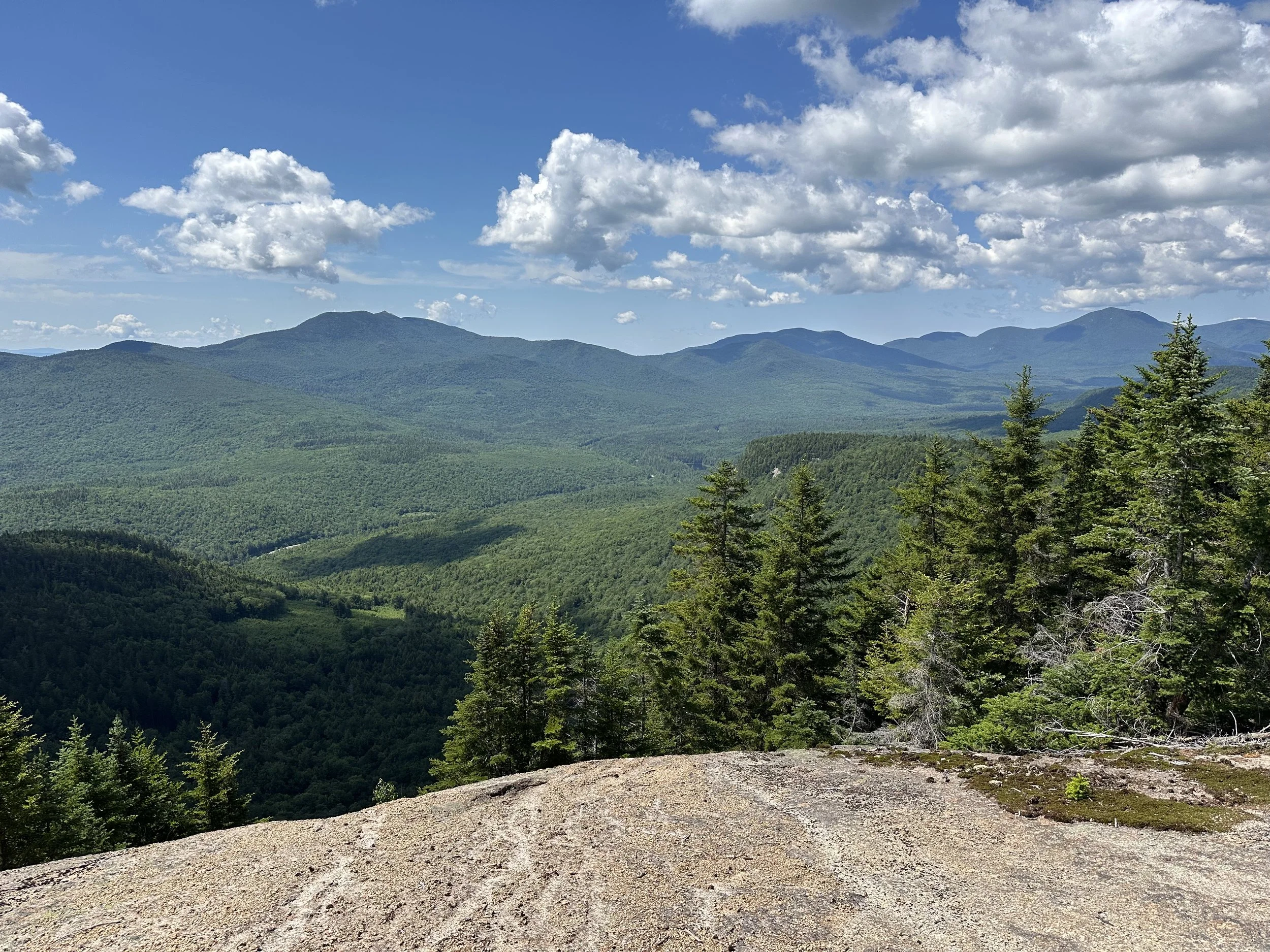 views from table mountain nh via attitash trail
