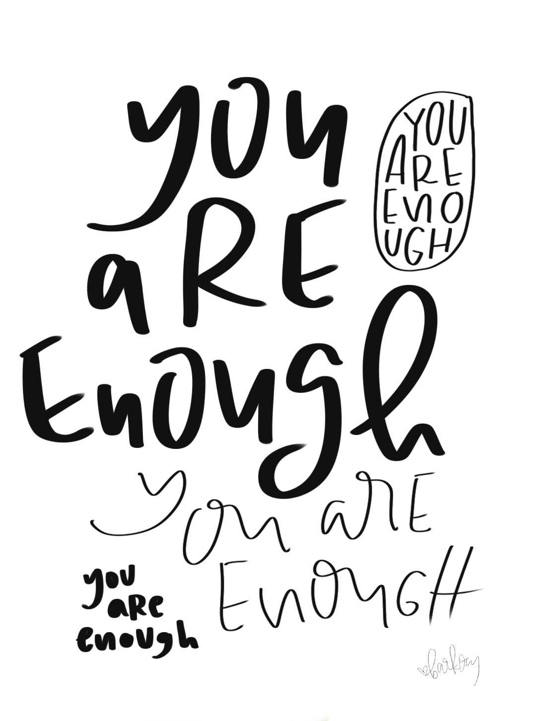 Louder for the people in the back!! — printable