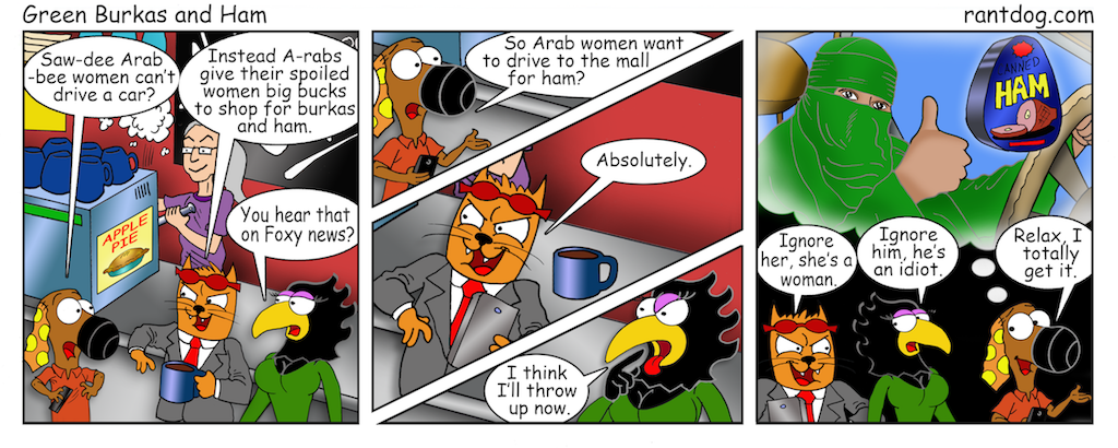 Green Burkas and Ham