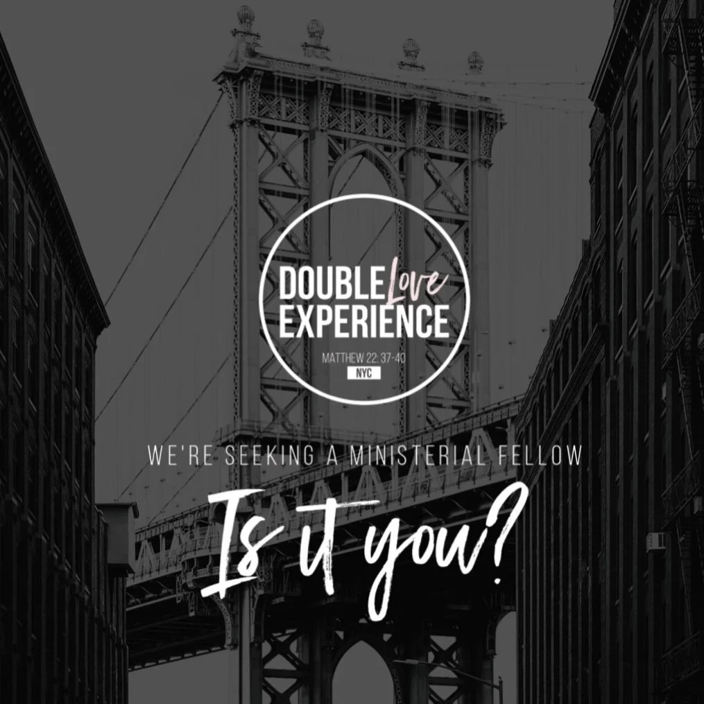 Our Call for Applications is live. If you&rsquo;re interested in serving as our 2026 #DLEMinisterialFellow, visit our website to apply. www.doubleloveexperience.org/minfellowship.

Application Deadline: Saturday, January 31st at 11:59pm EST.