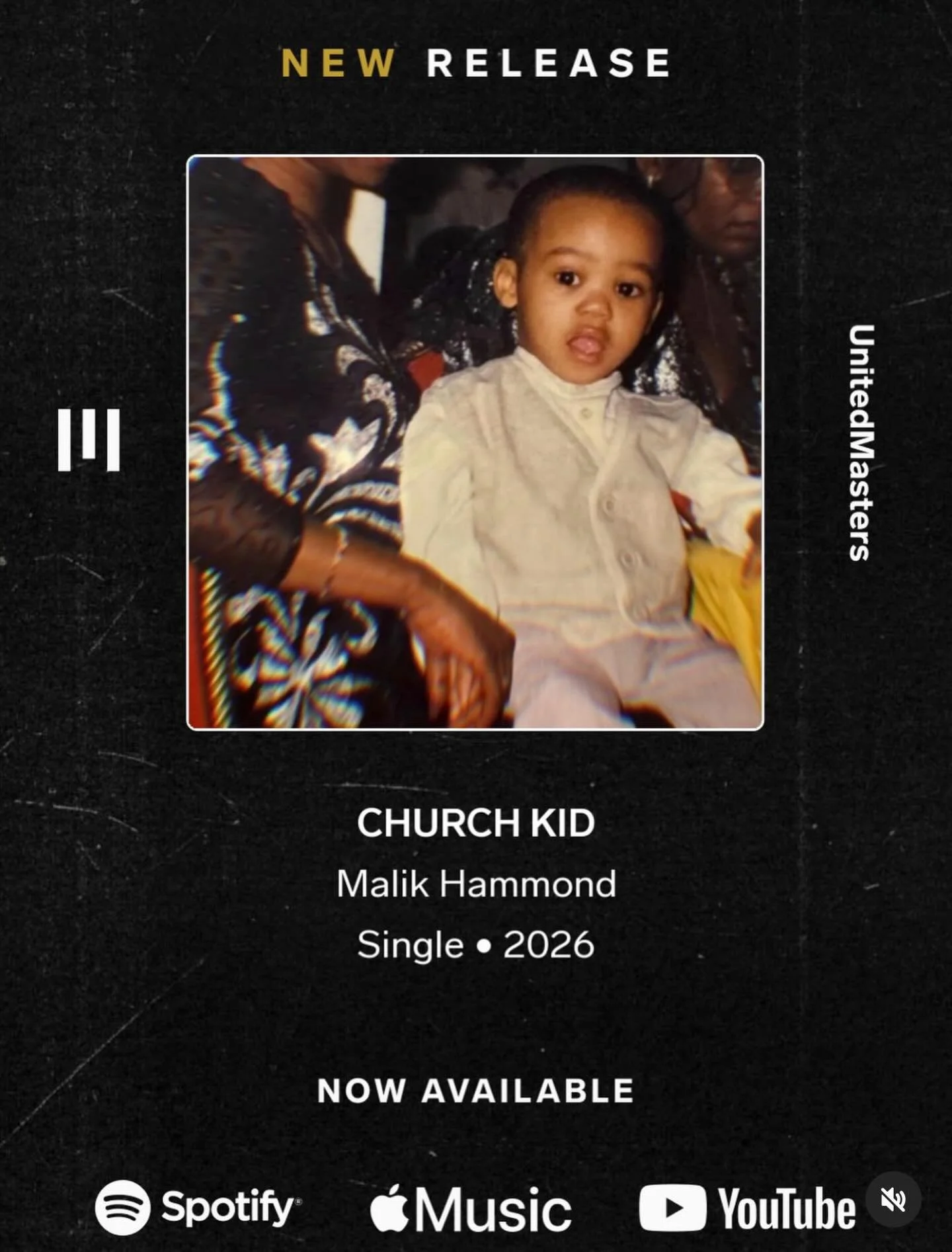 Yall not ready for this one! @malikington has a new single out TODAY! Go grab it, family!