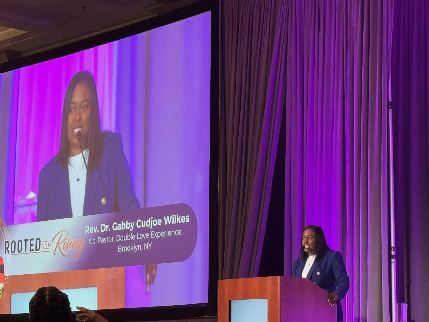 You never know where you&rsquo;ll see our pastors! Pastor Gabby was in attendance at @iampowerrising &amp; was asked to offer the invocation. 

The conference is a women-led space focused on the intersection of politics, public policy &amp; faith. Th