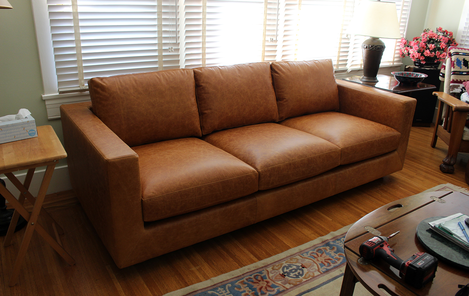 Deep Style Leather Sofa Furniture Envy, Deep Leather Couch