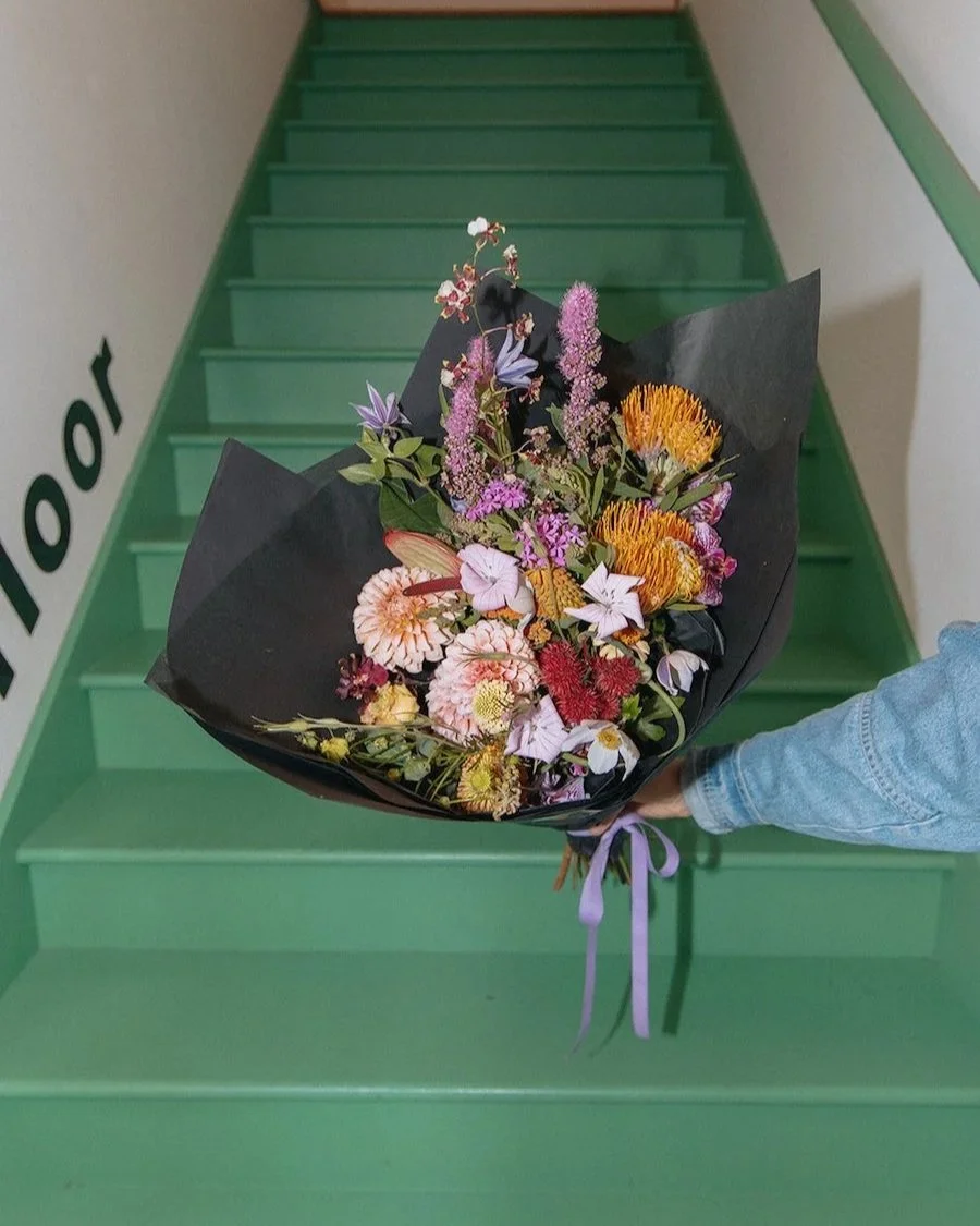 Paper Wrapped Bouquets (no vase)