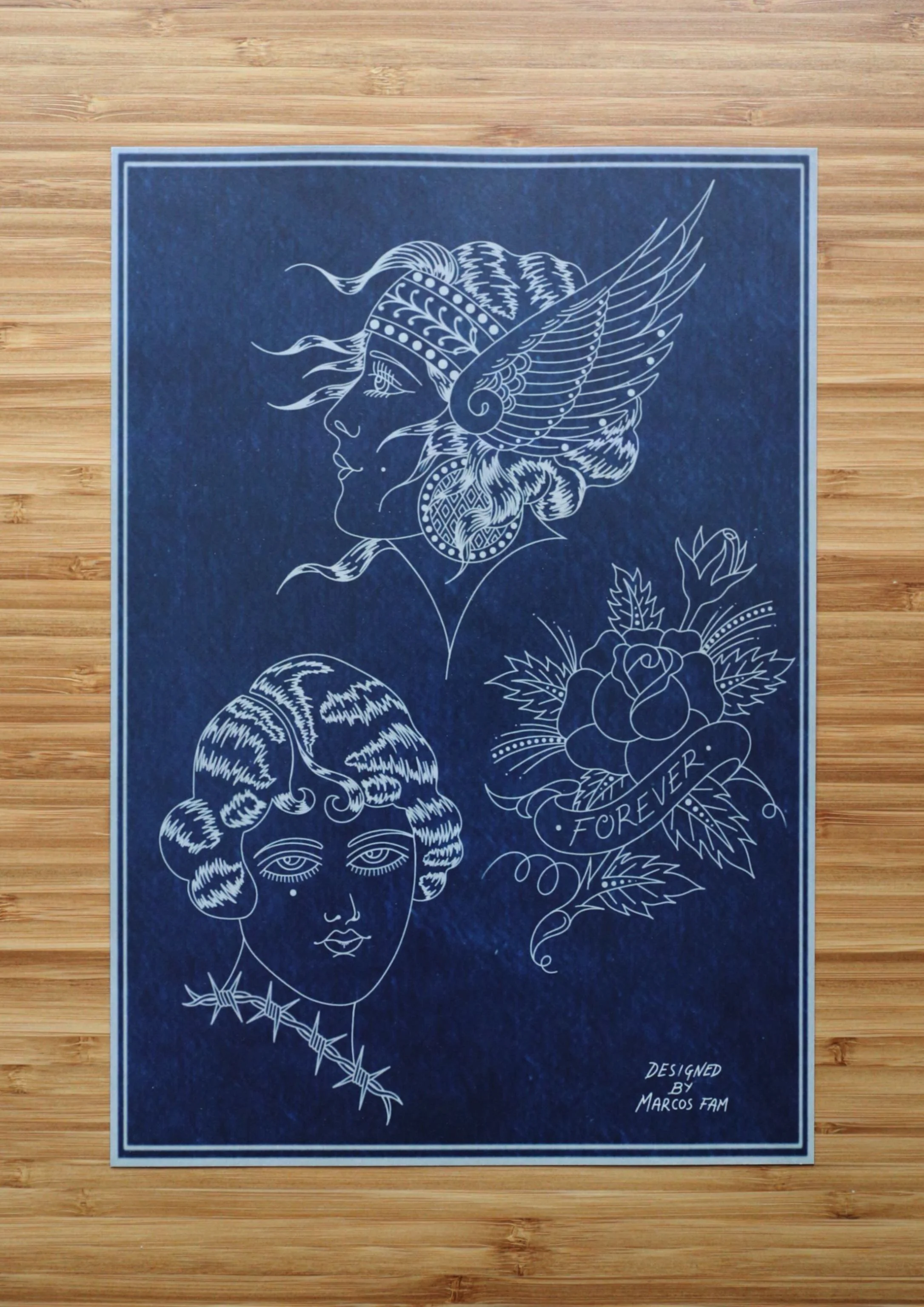 Winged Lady - Blueprint Flash