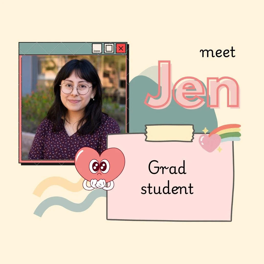 Meet Jen! 

Jen is a second year Developmental Psychology PhD student working in the HEART Lab. Before ASU, Jen earned her Bachelor&rsquo;s and Master&rsquo;s Degree in Psychological Science at Cal State San Marcos. She is interested in the role of d