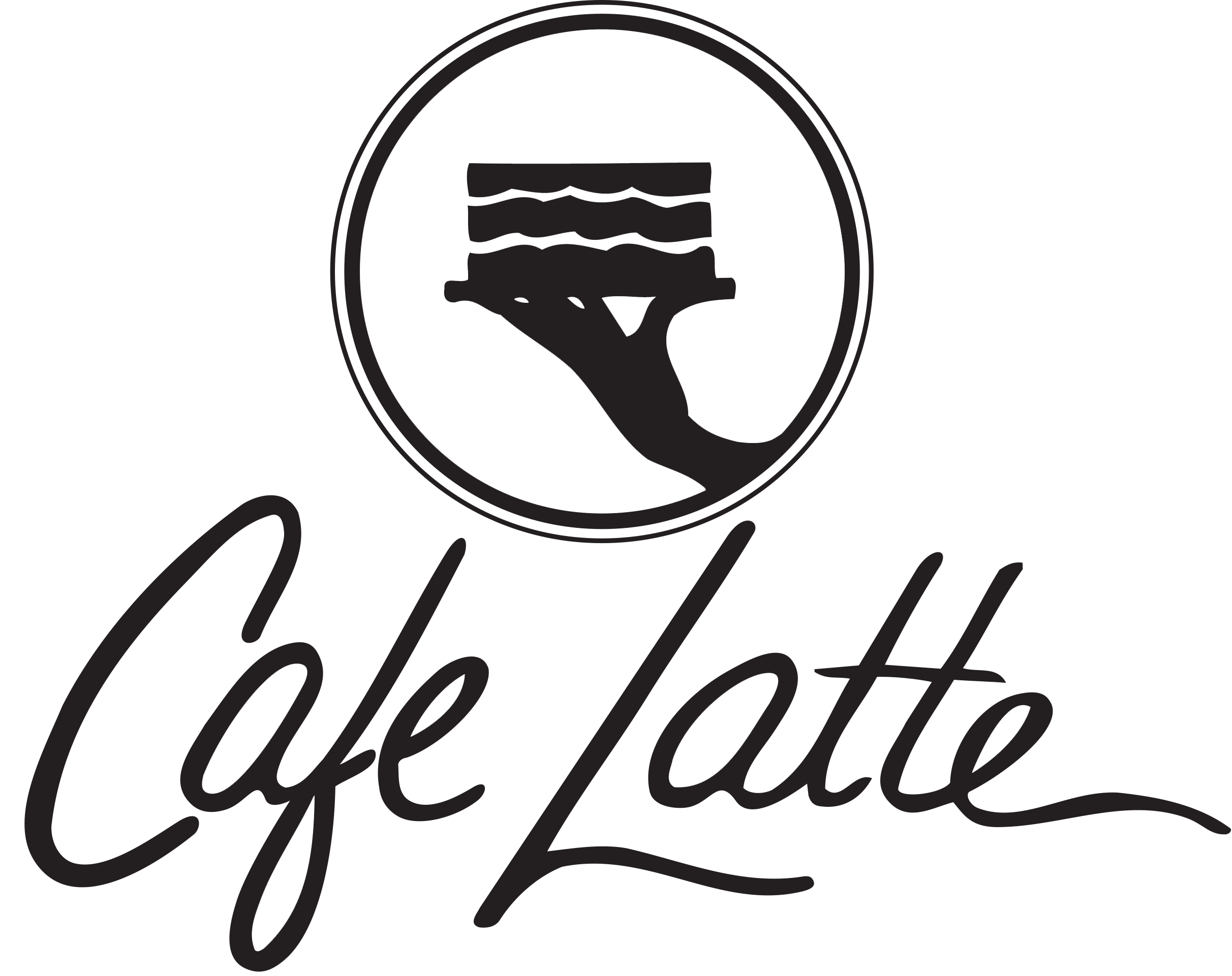 Cafe Latte Logo.
