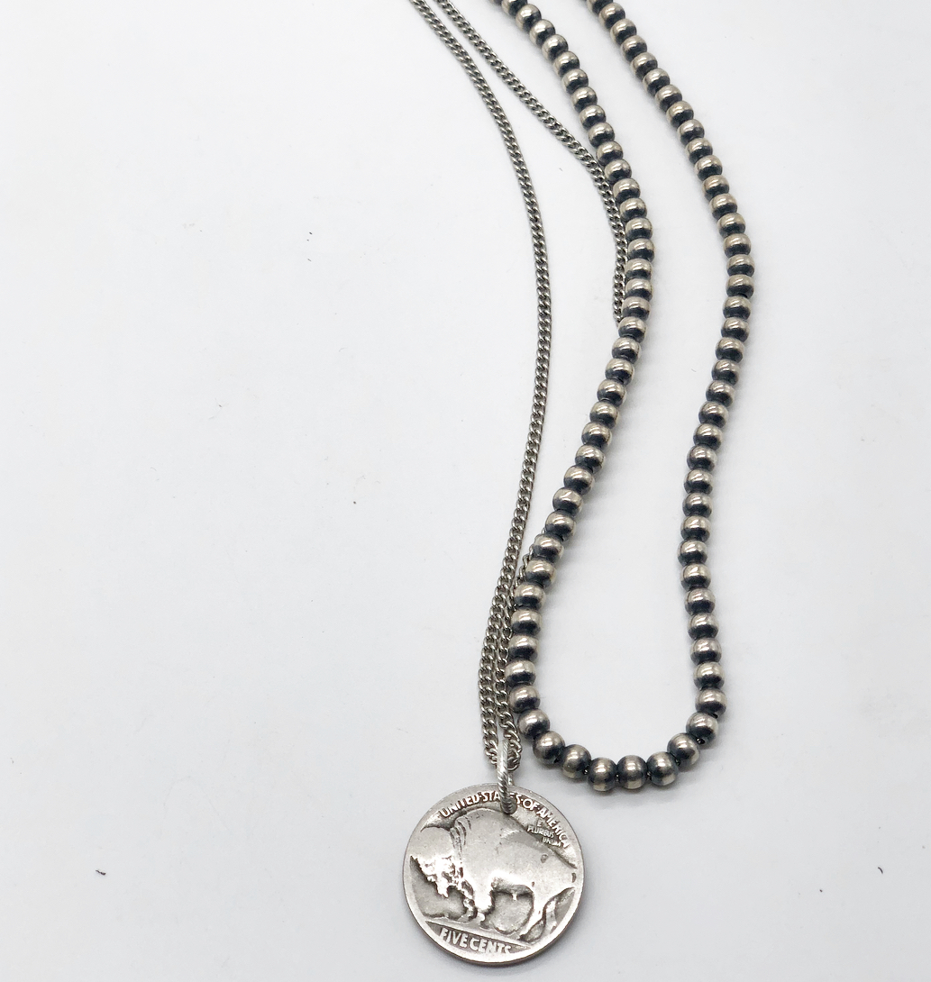Chief/Buffalo Nickel Necklace