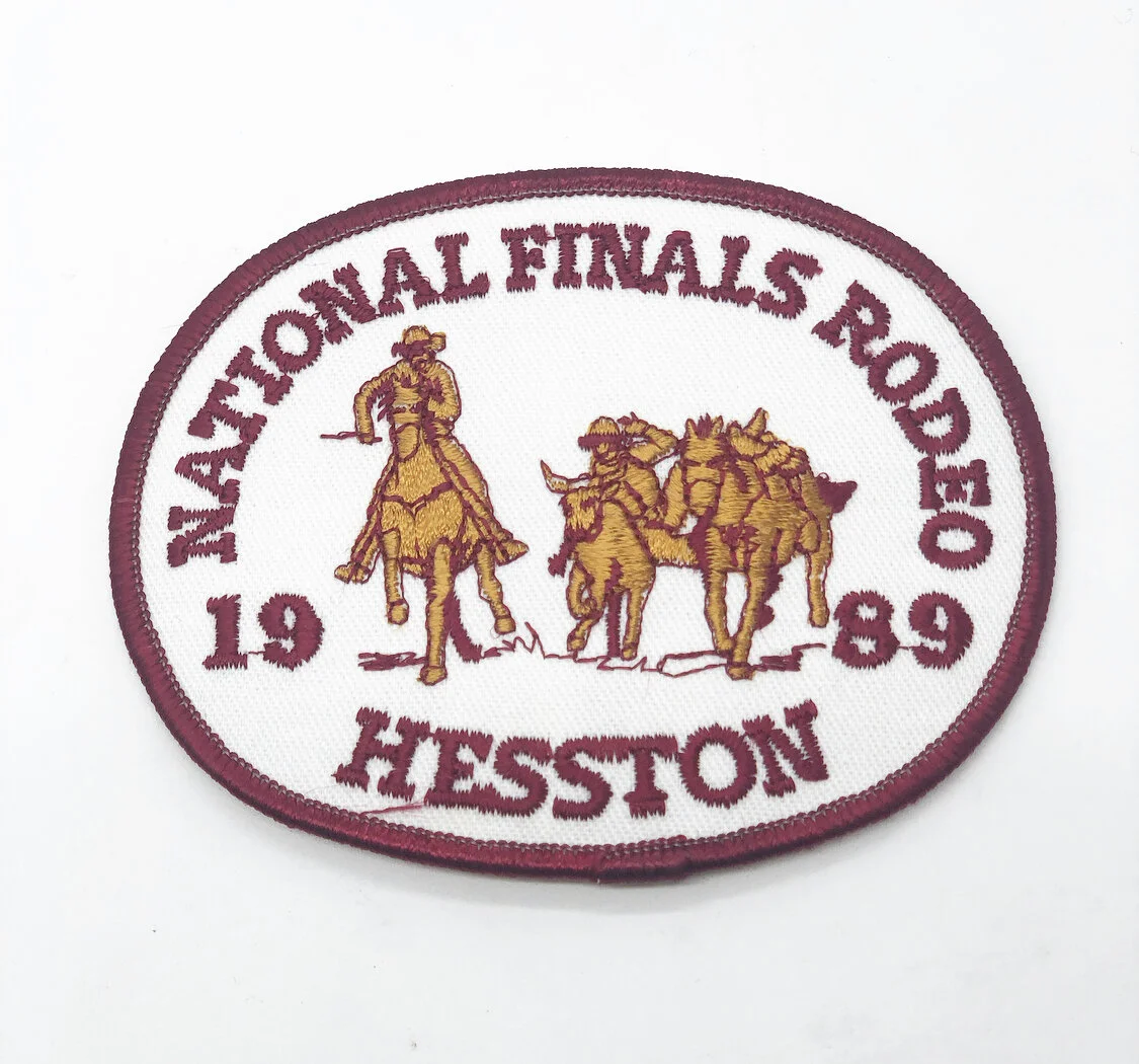 1989 Vintage Hesston Rodeo Patch