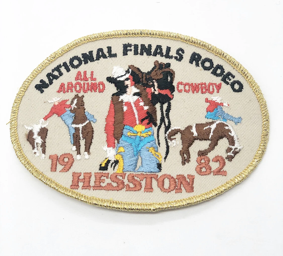 1982 Vintage Hesston Rodeo Patch