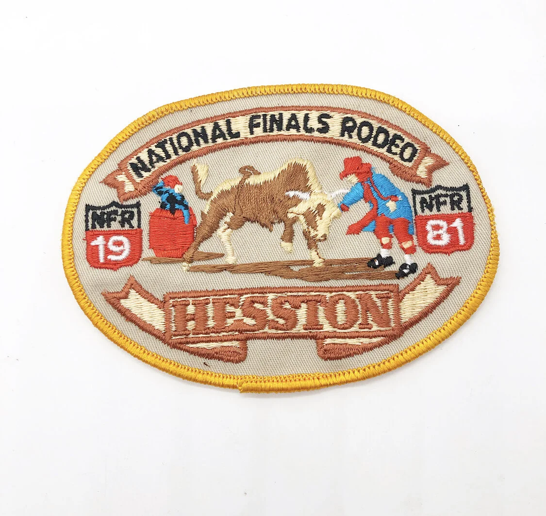1981 Vintage Hesston Rodeo Patch