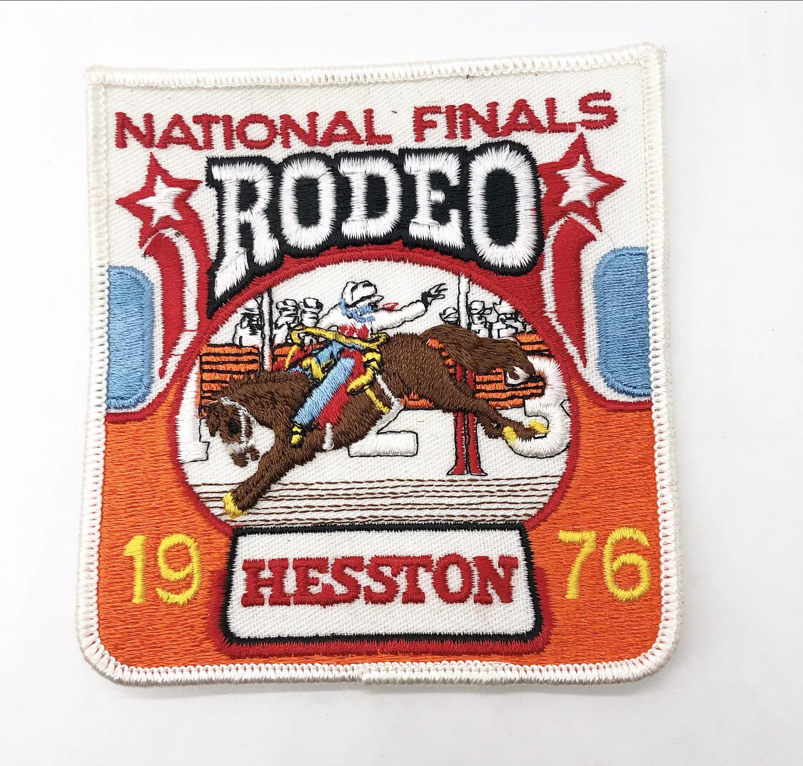 1976 Vintage Hesston Rodeo Patch