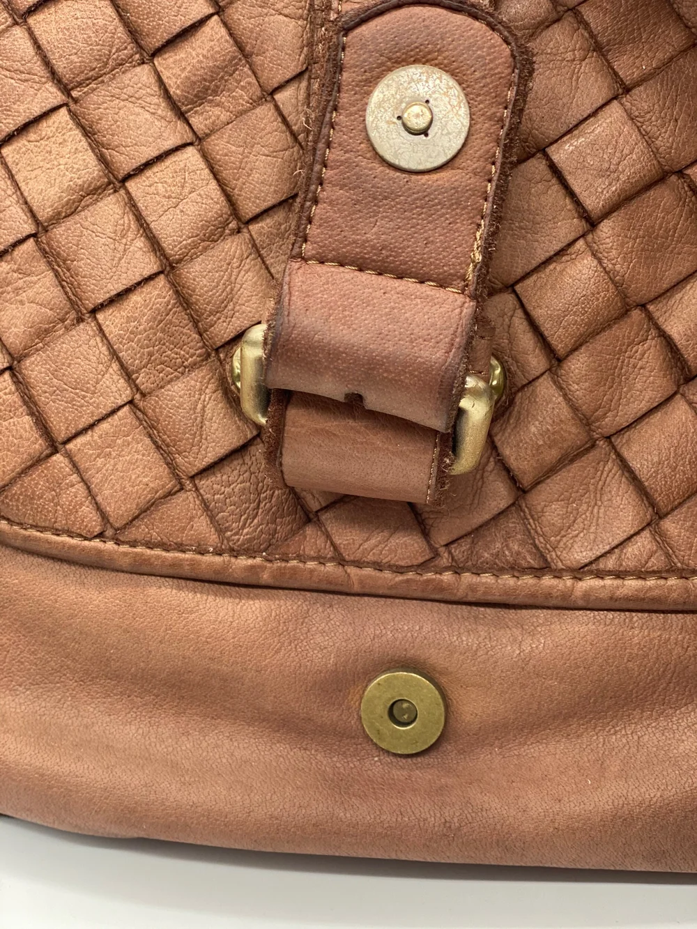 バック Civico93 Crossbody Leather Bag — Buckskin & Lace