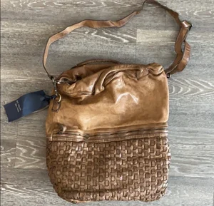 Langellotti Italian Leather Bag — Buckskin & Lace display picture 1