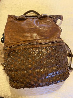 Langellotti Genuine Italian leather large backpack weekender Langellotti Products for Sale up to 90% Off Retail: Poshmark main image 2