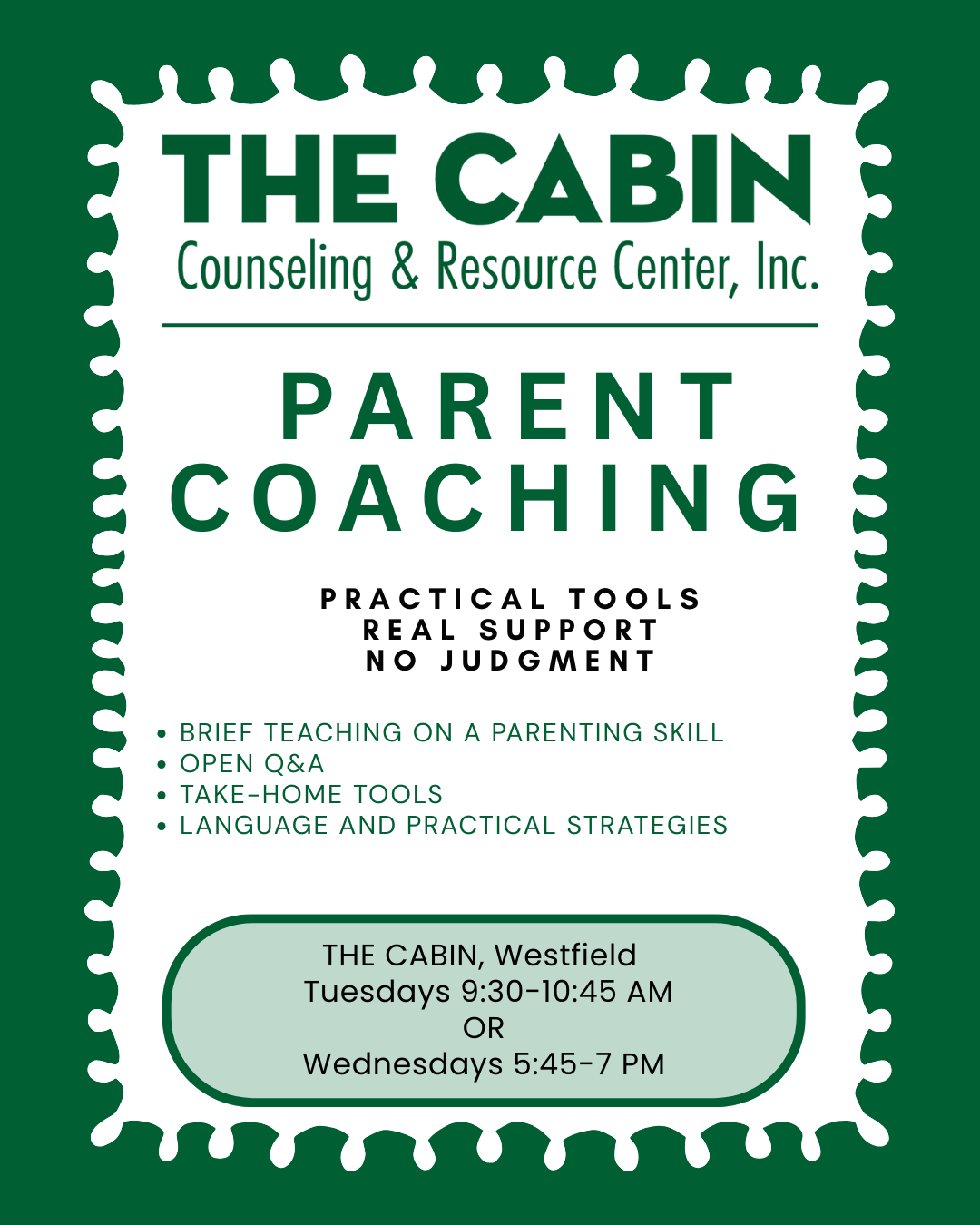 Parent Coaching 3/25 ONLY