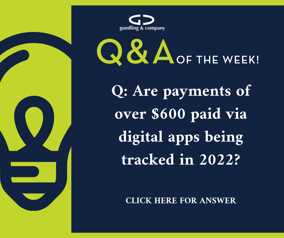 Q&amp;A of the Week January 12, 2022