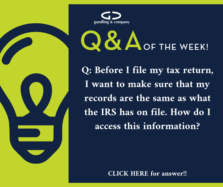 Q&amp;A of the Week February 2, 2022