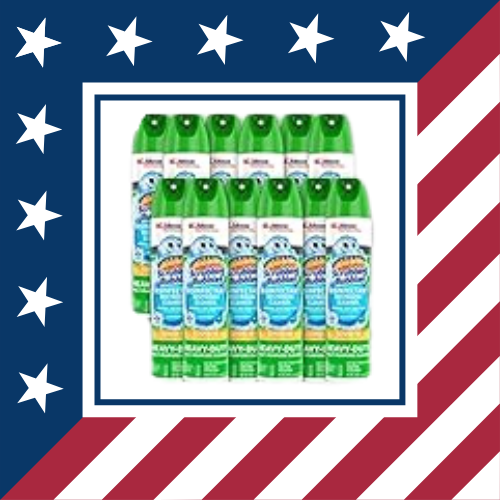Carton of Arctic Jams yogurt snacks with a patriotic background of the American flag.