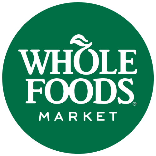 Whole Foods Market logo with green background and white text.