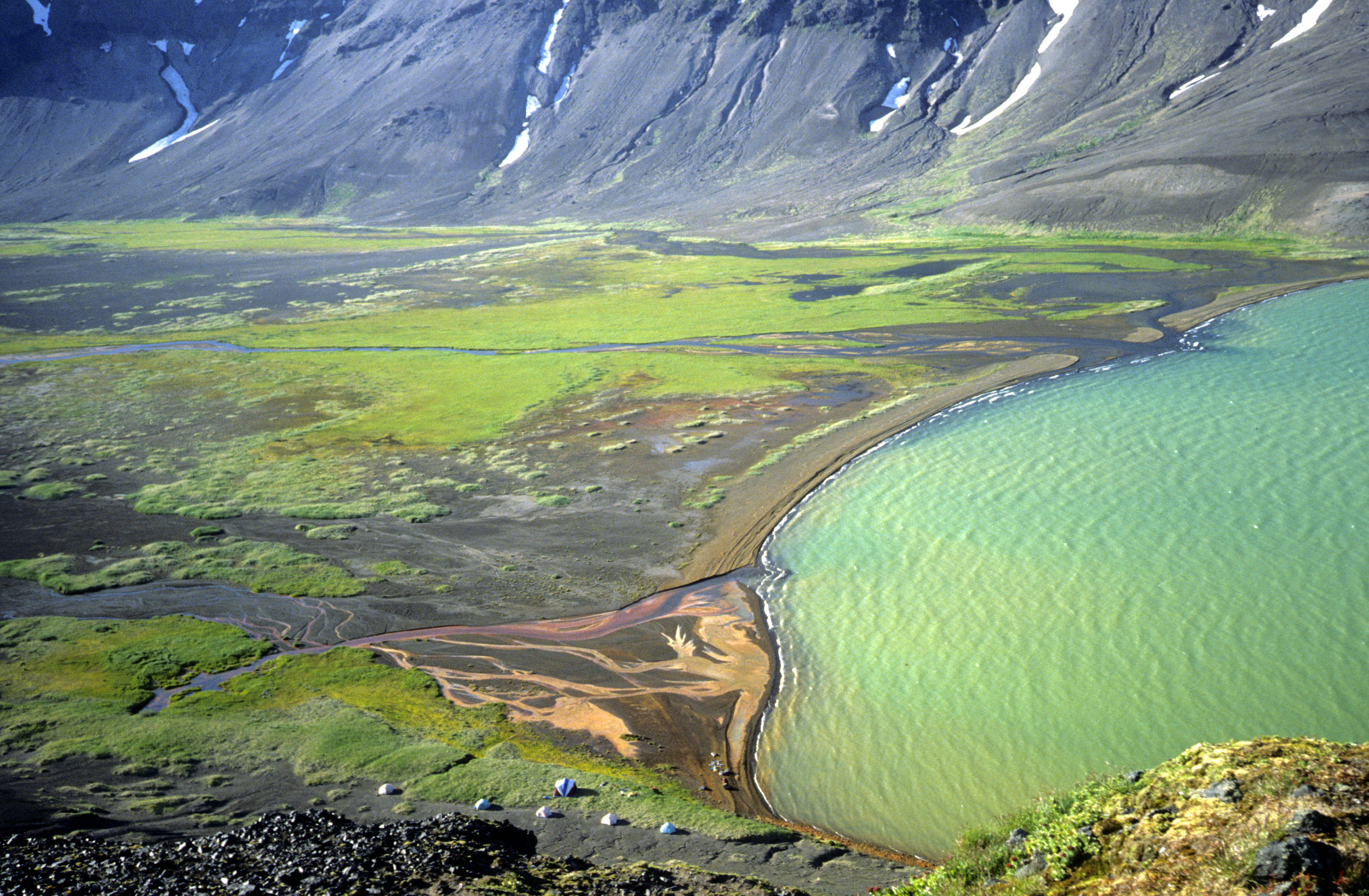 camp at the hotsprings in Aniakchak Crater.jpg