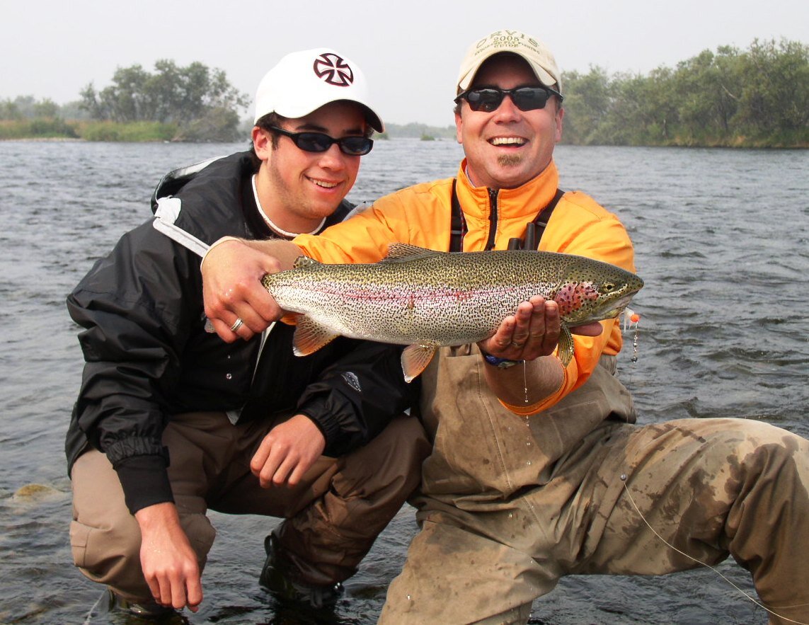 Brent and Farnum Trout 1.JPG