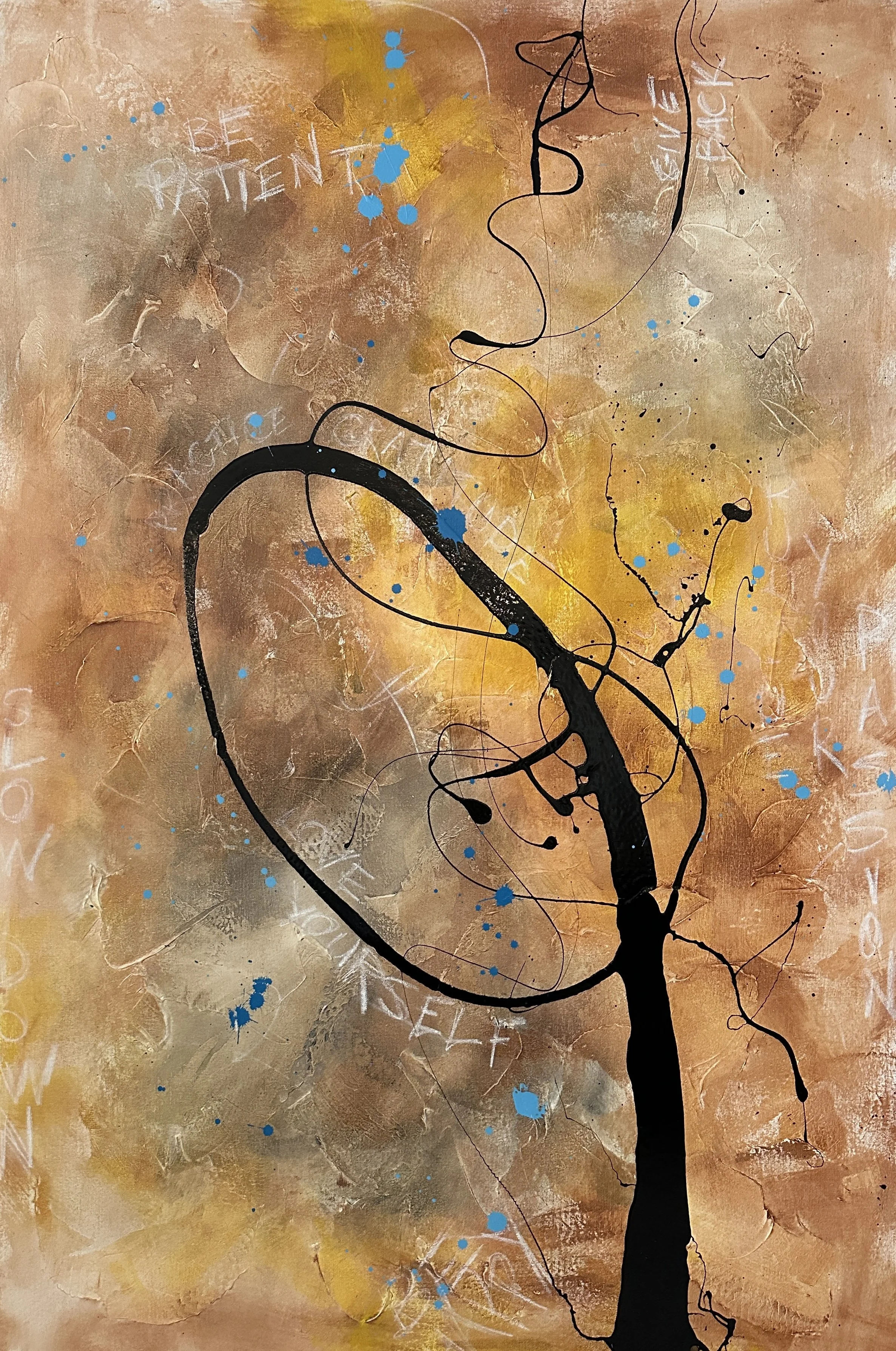 "Note to Self" Series, 40x60, 7,200 .JPG