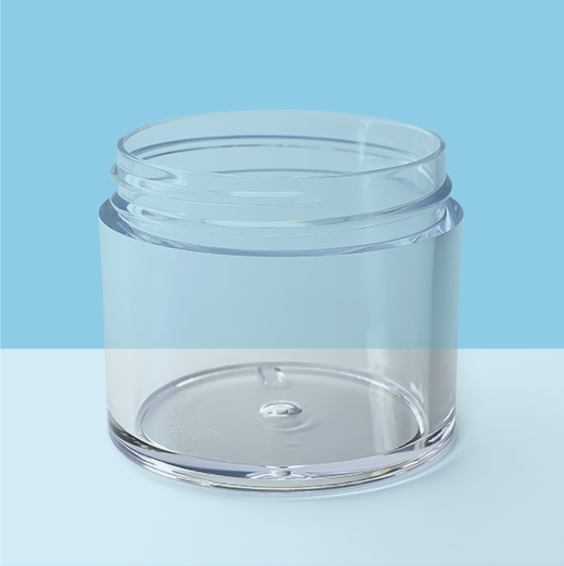 2oz 53mm Thick Wall Plastic Jar