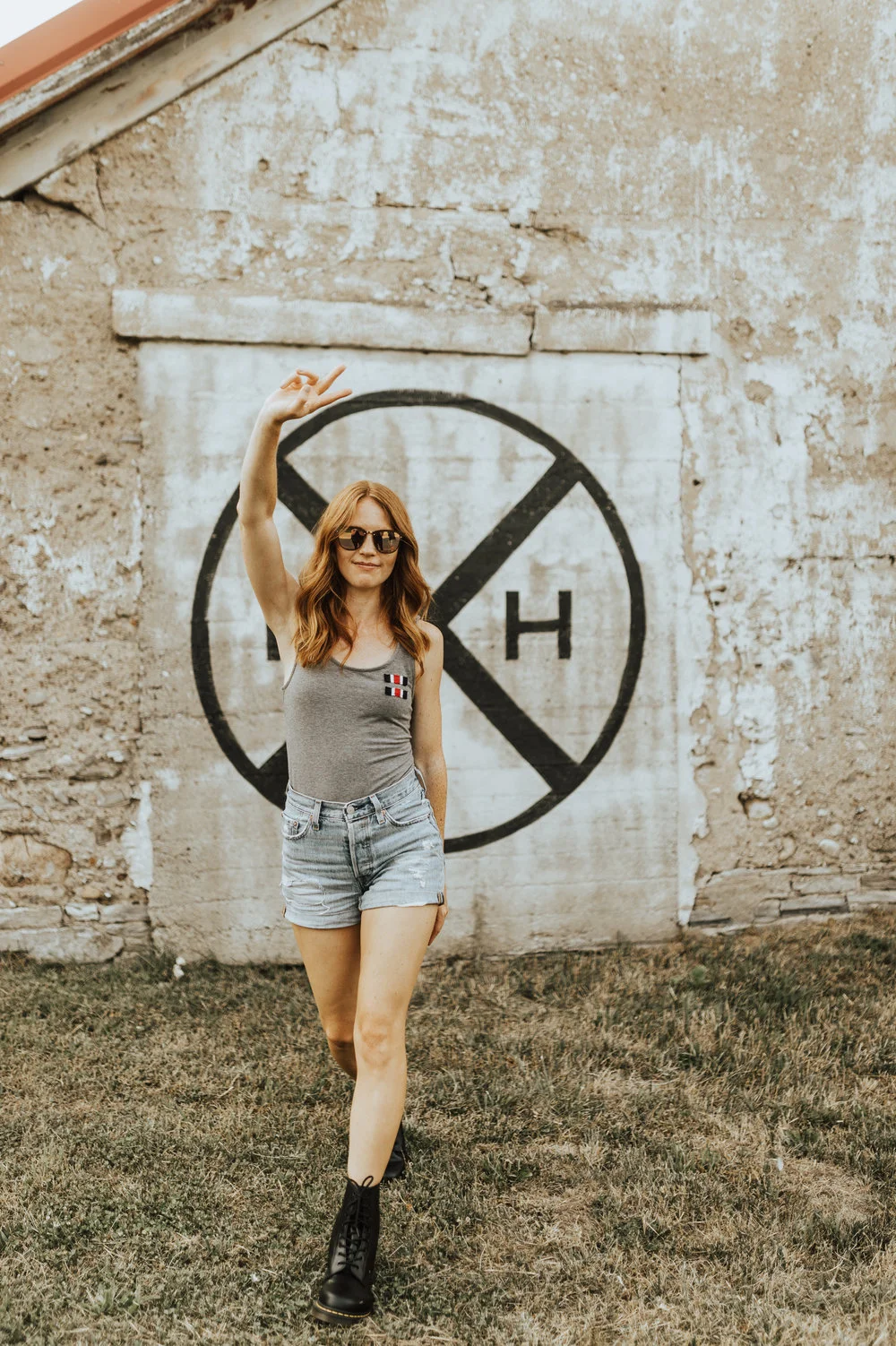 Patched Bodysuit, Grey – Sugarfoot Apparel