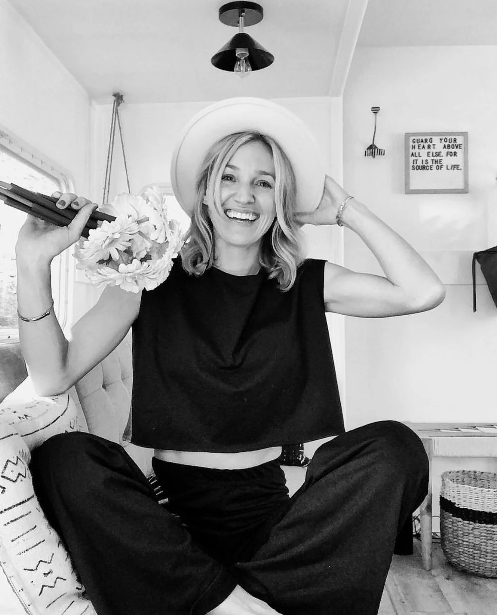 Mikey Wide Leg Pant + Crop Set, Black – Sugarfoot Apparel