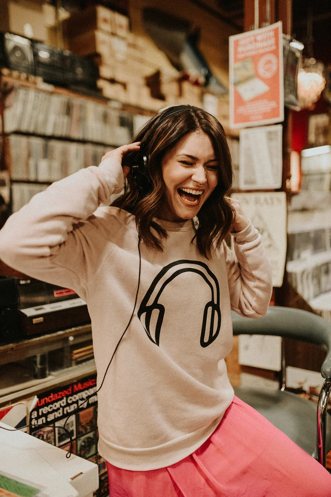 Headphones Sweatshirt - Sugarfoot Apparel
